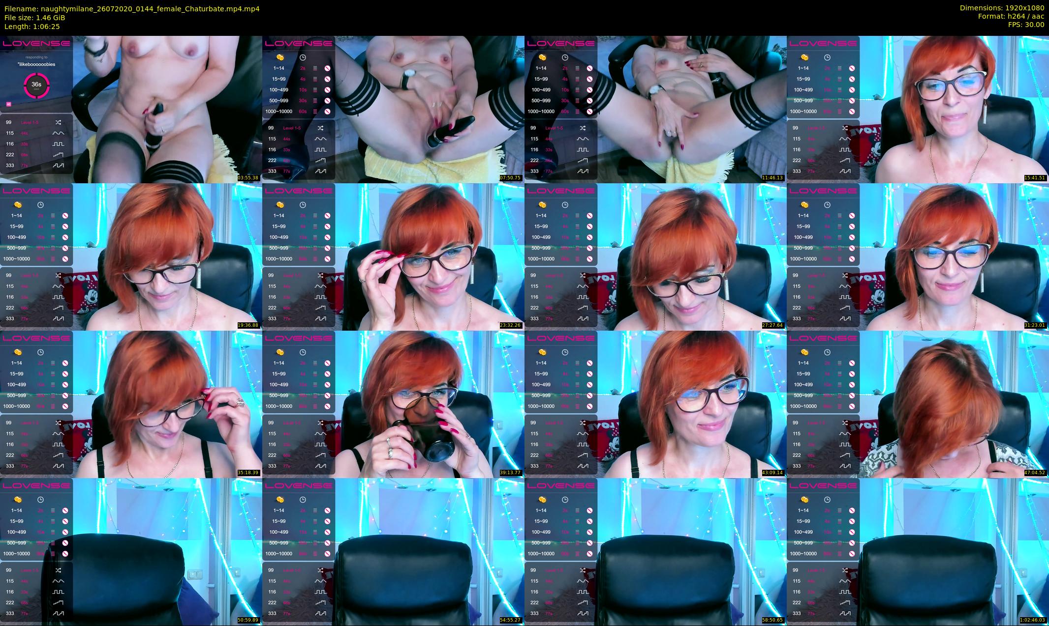naughtymilane — 67 minute Chaturbate female cam show recording, 1080p, Jul 26, 2020