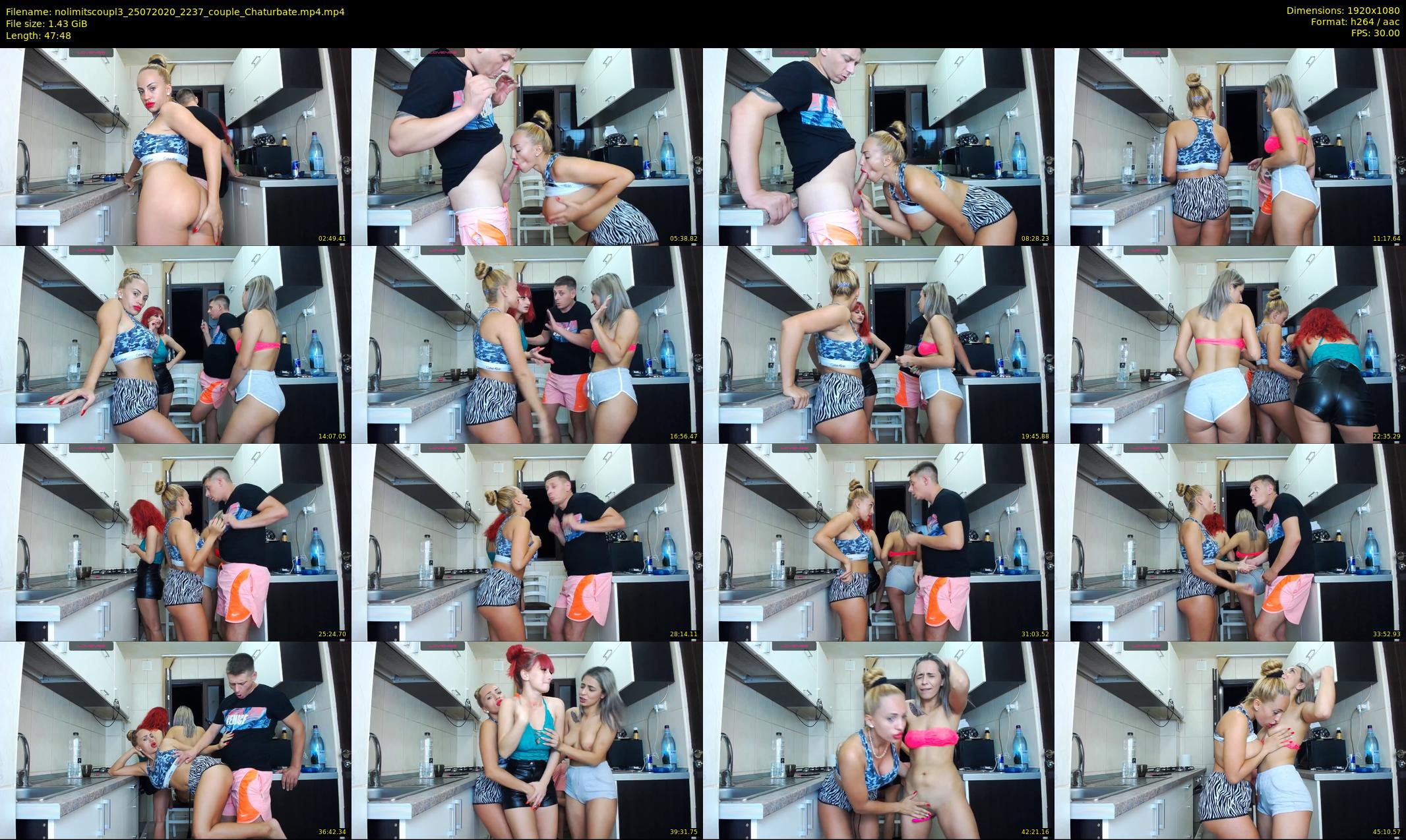 nolimitscoupl3 — 48 minute Chaturbate couple cam show recording, 1080p, Jul 25, 2020