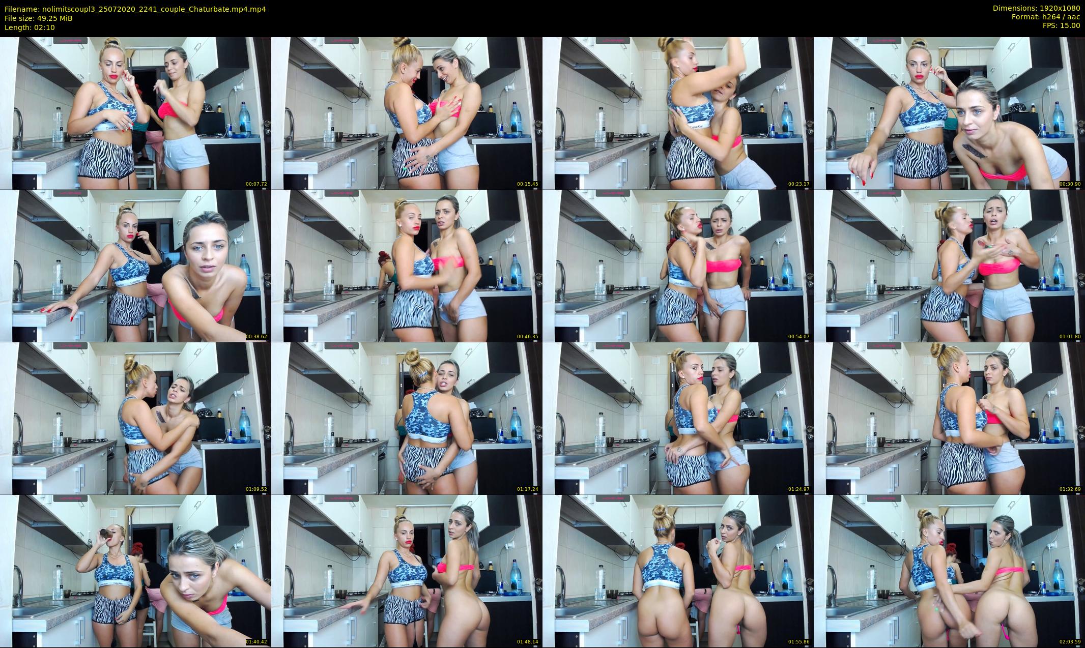 nolimitscoupl3 — 3 minute Chaturbate couple cam show recording, 1080p, Jul 25, 2020