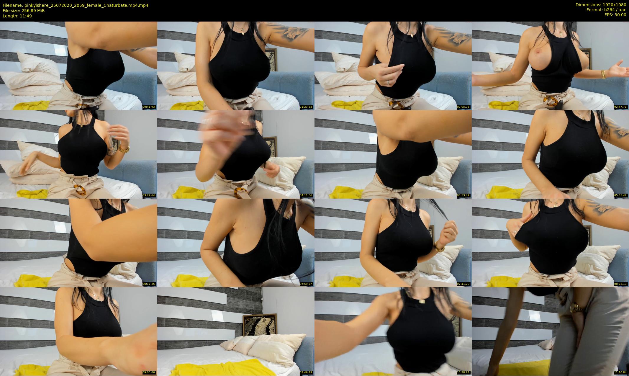 pinkyishere — 12 minute Chaturbate female cam show recording, 1080p, Jul 25, 2020