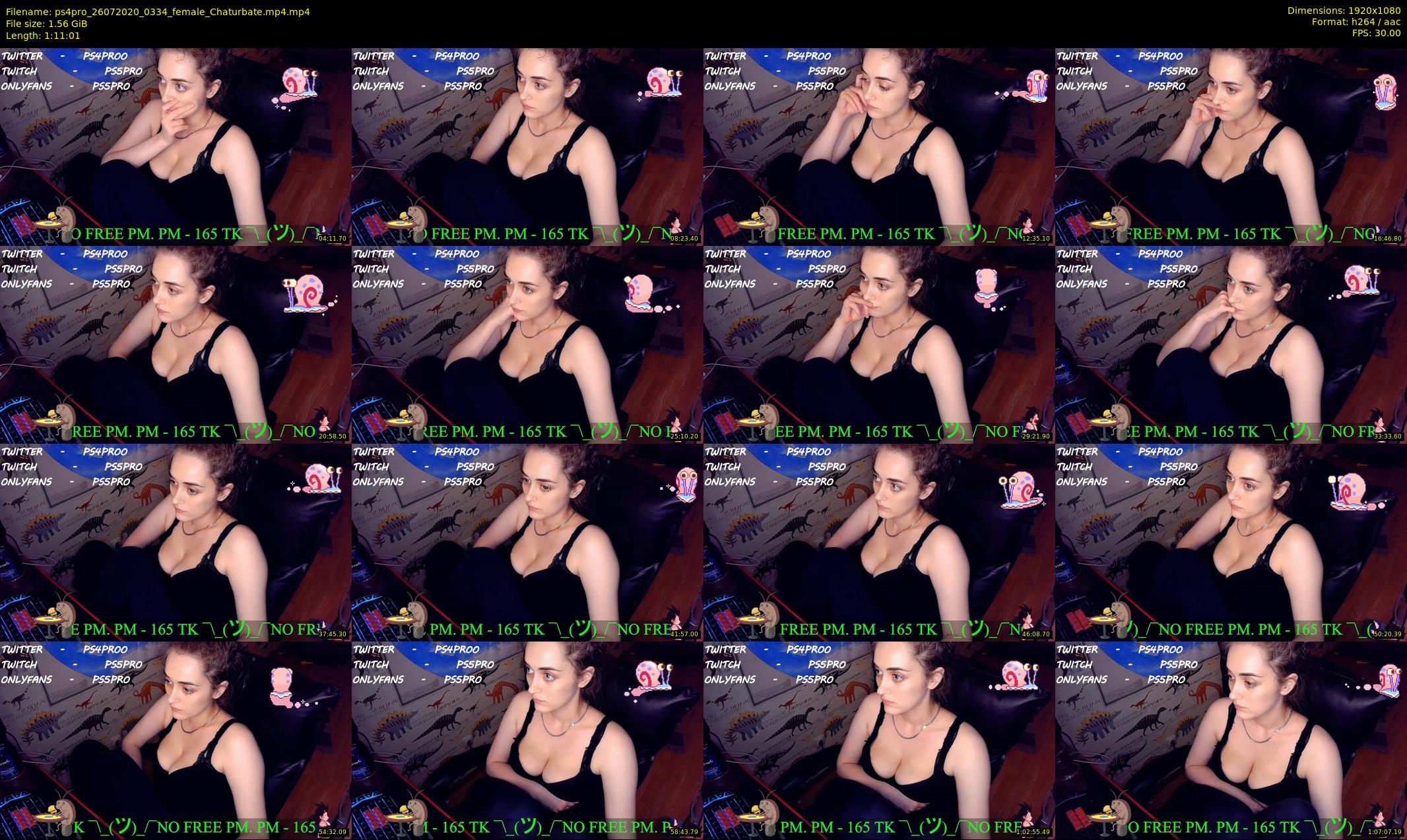 ps4pro — 72 minute Chaturbate female cam show recording, 1080p, Jul 26, 2020