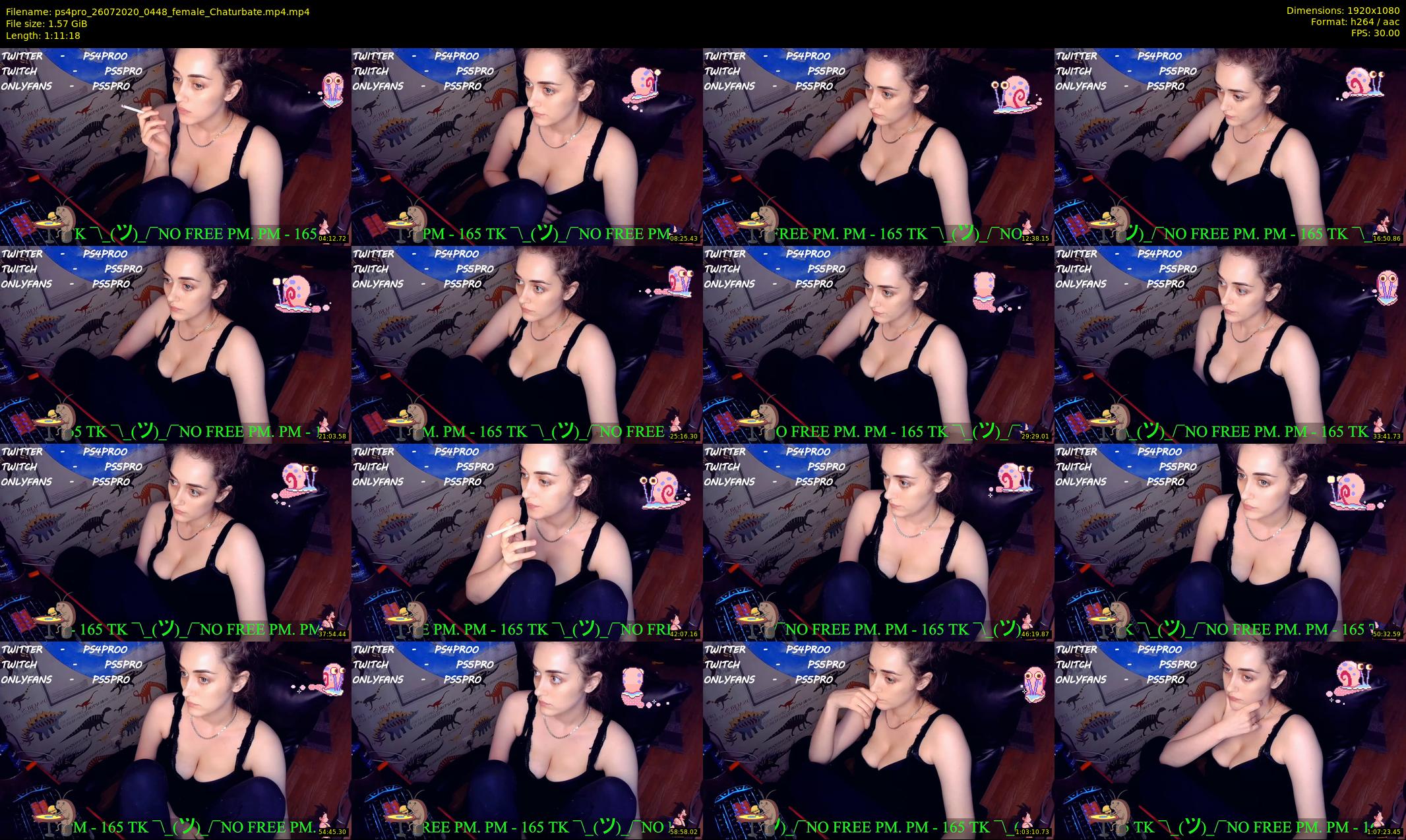 ps4pro — 72 minute Chaturbate female cam show recording, 1080p, Jul 26, 2020