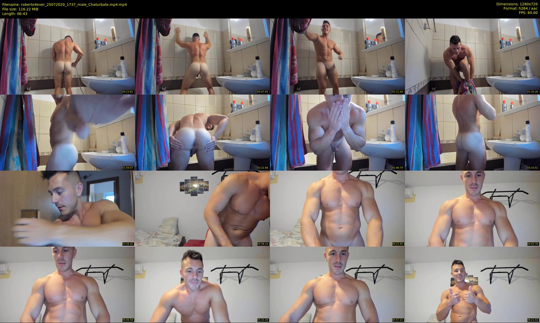 roberto4ever — 7 minute Chaturbate male cam show recording, 720p, Jul 25, 2020