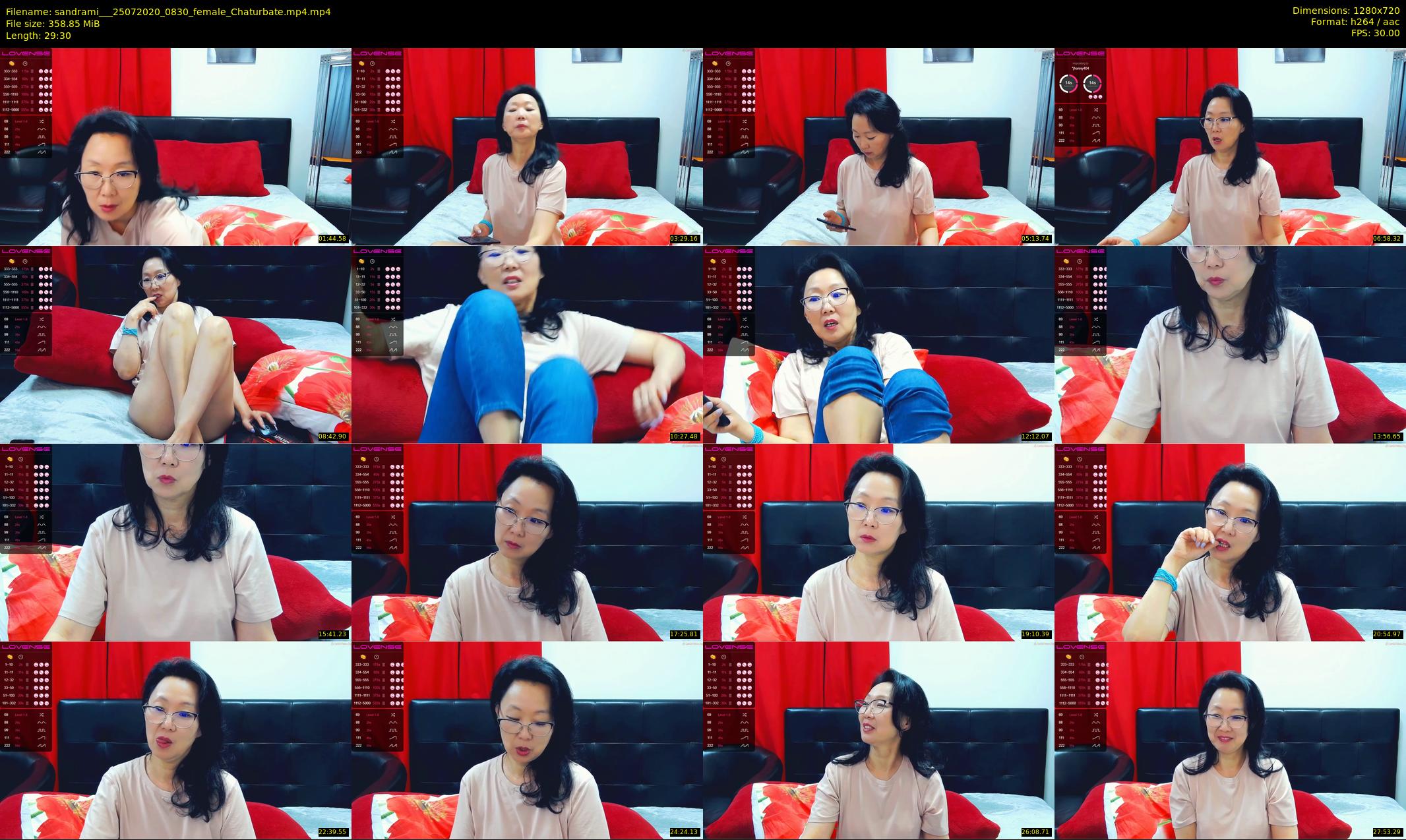 sandrami__ — 30 minute Chaturbate female cam show recording, 720p, Jul 25, 2020