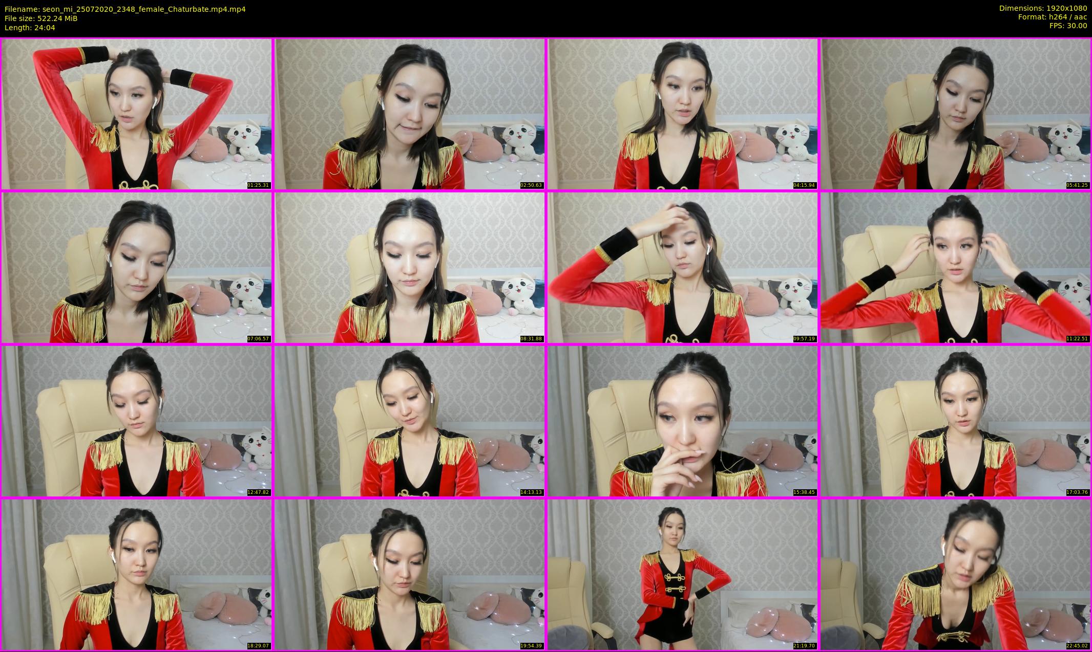 seon_mi — 25 minute Chaturbate female cam show recording, 1080p, Jul 25, 2020