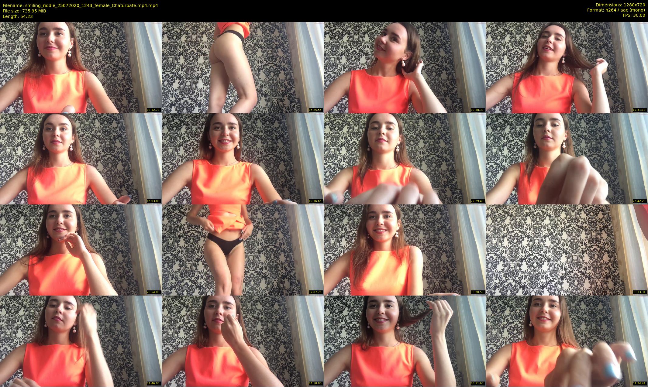 smiling_riddle — 55 minute Chaturbate female cam show recording, 720p, Jul 25, 2020