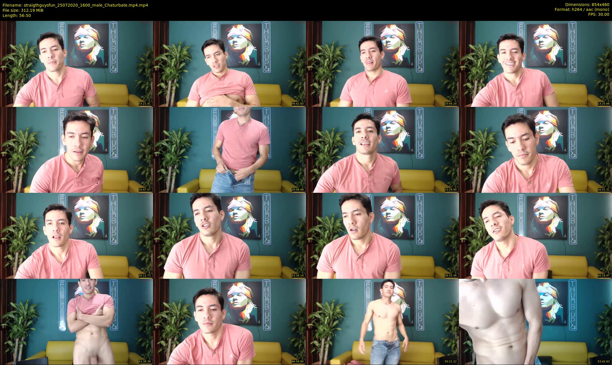 straigthguysfun — 57 minute Chaturbate male cam show recording, 480p, Jul 25, 2020