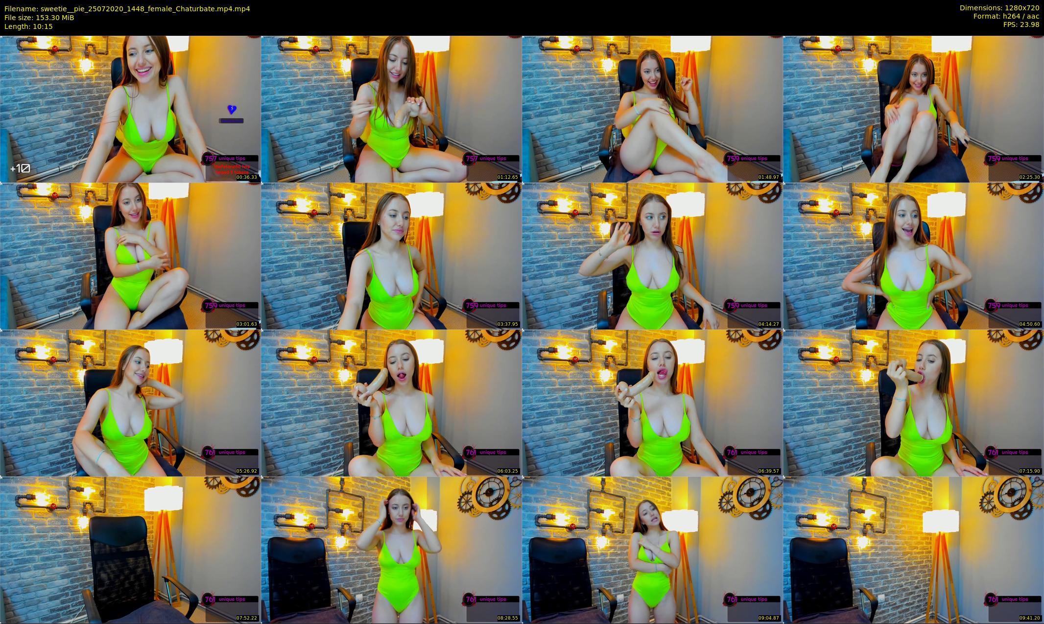 sweetie__pie — 11 minute Chaturbate female cam show recording, 720p, Jul 25, 2020