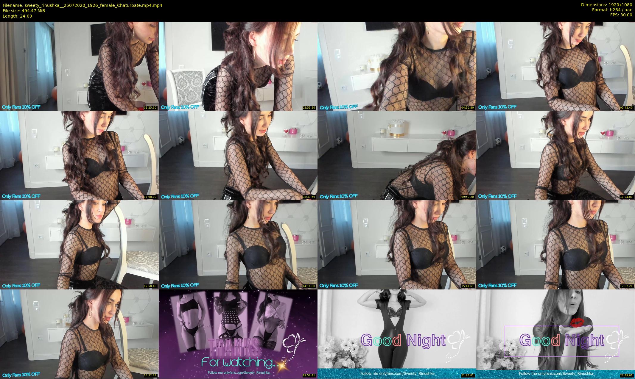 sweety_rinushka_ — 25 minute Chaturbate female cam show recording, 1080p, Jul 25, 2020