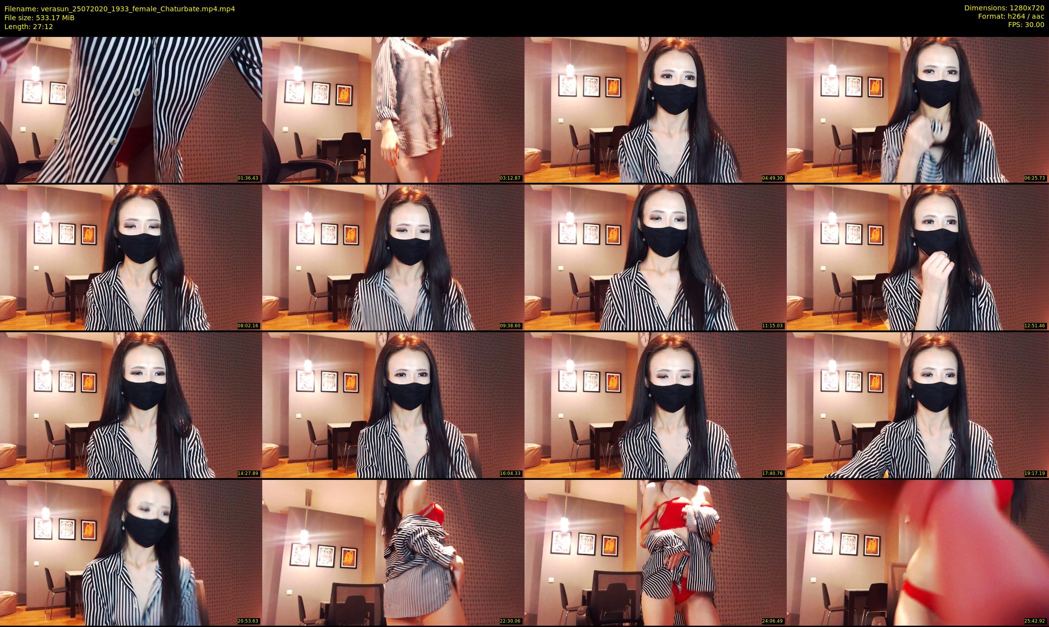 verasun — 28 minute Chaturbate female cam show recording, 720p, Jul 25, 2020