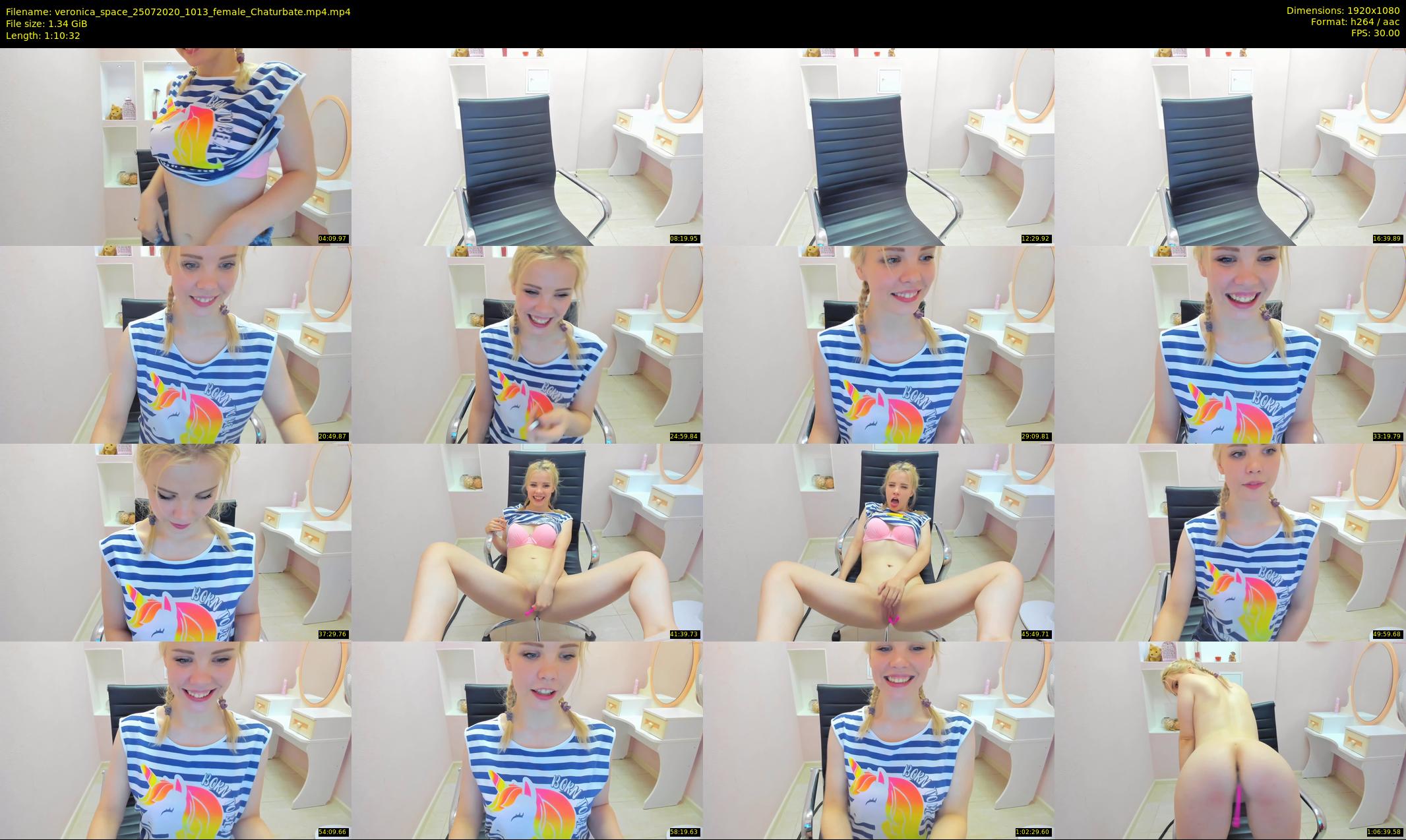veronica_space — 71 minute Chaturbate female cam show recording, 1080p, Jul 25, 2020