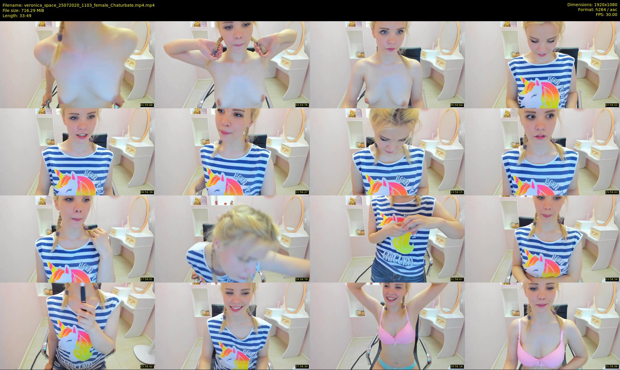 veronica_space — 34 minute Chaturbate female cam show recording, 1080p, Jul 25, 2020