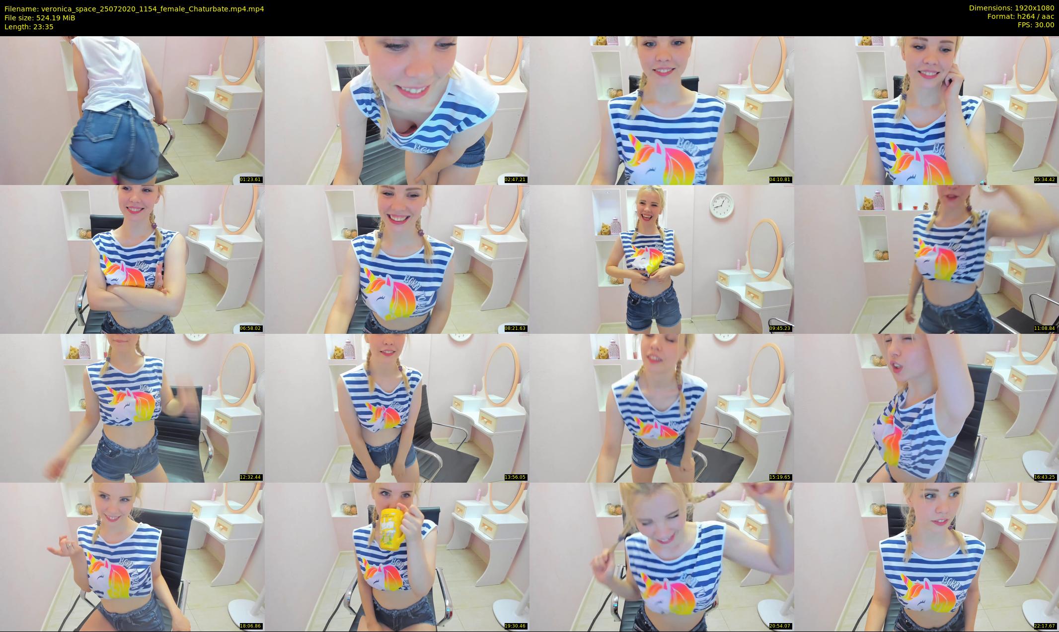 veronica_space — 24 minute Chaturbate female cam show recording, 1080p, Jul 25, 2020