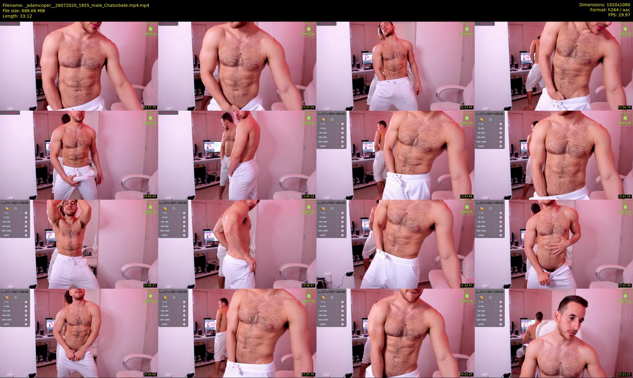 _adamcoper_ — 34 minute Chaturbate male cam show recording, 1080p, Jul 26, 2020