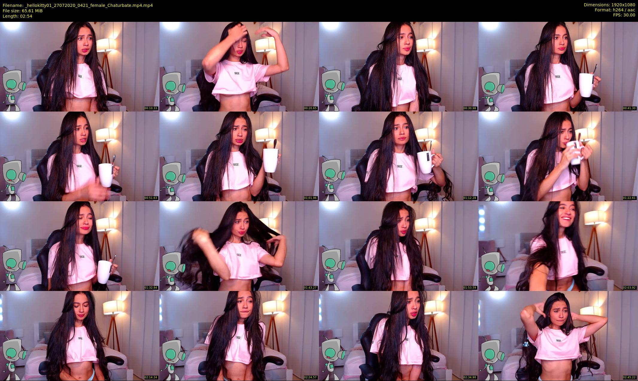 _hellokitty01 — 3 minute Chaturbate female cam show recording, 1080p, Jul 27, 2020