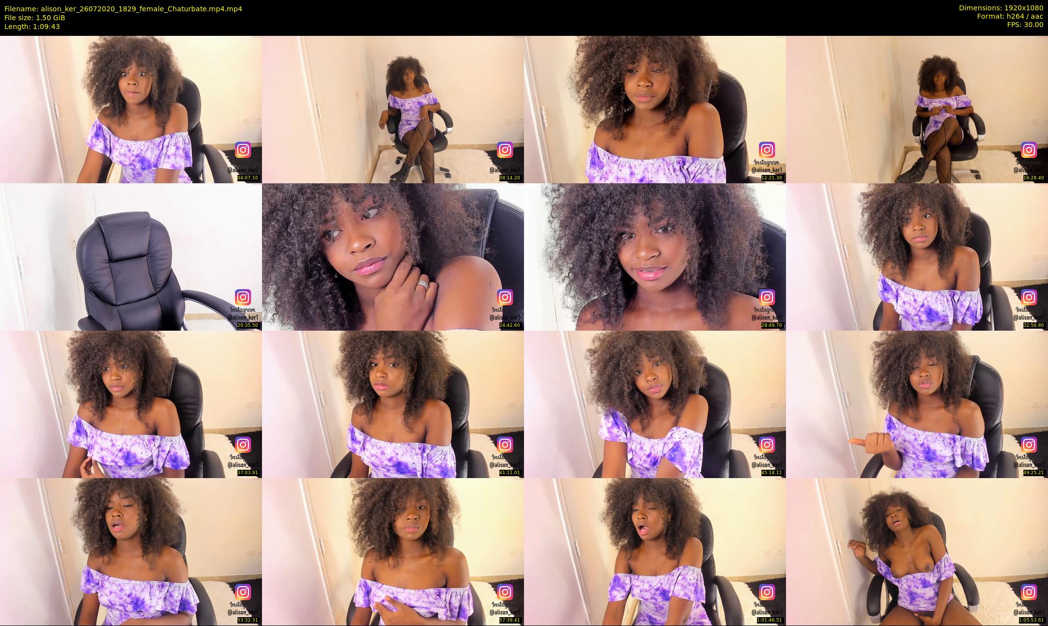 alison_ker — 70 minute Chaturbate female cam show recording, 1080p, Jul 26, 2020