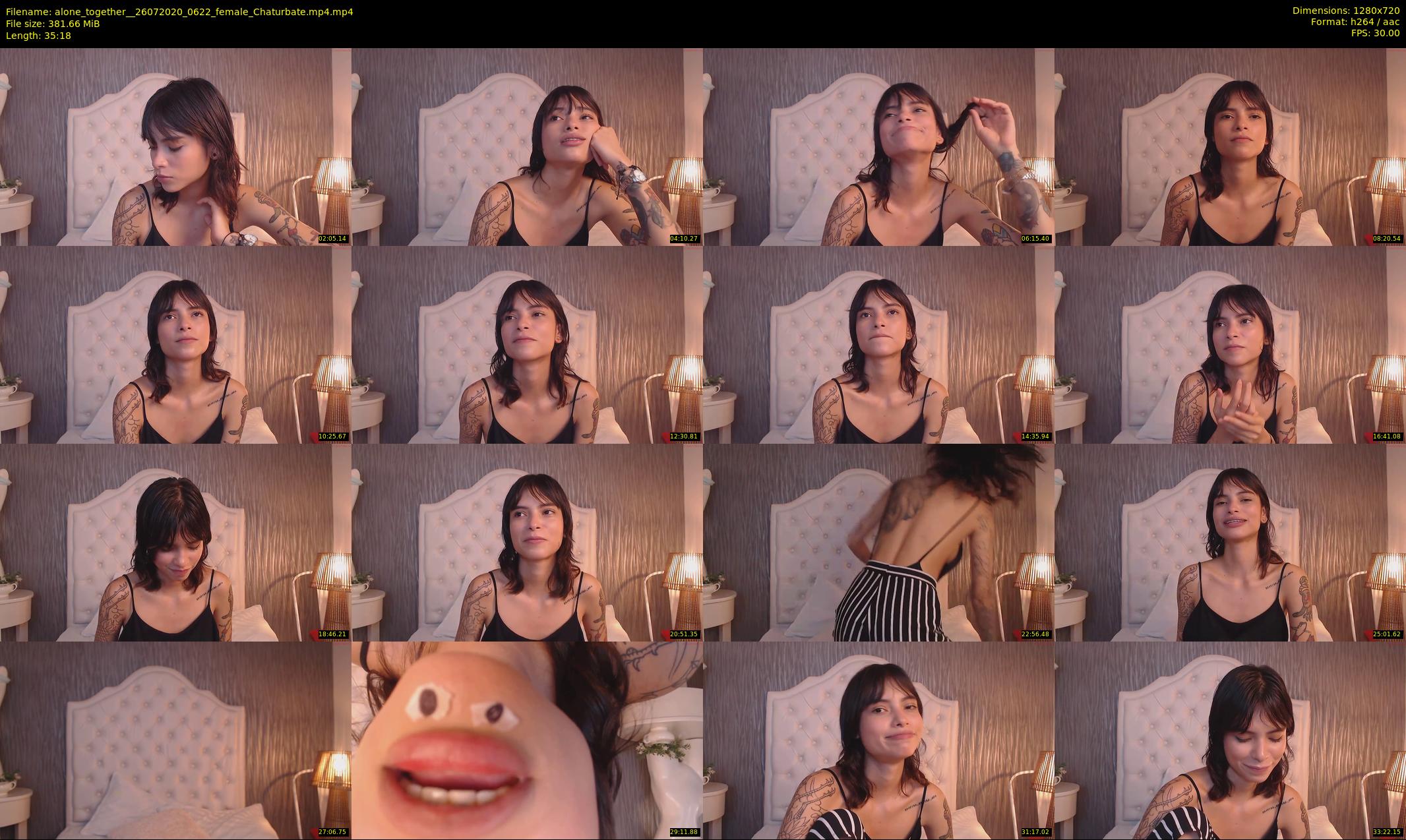 alone_together_ — 36 minute Chaturbate female cam show recording, 720p, Jul 26, 2020