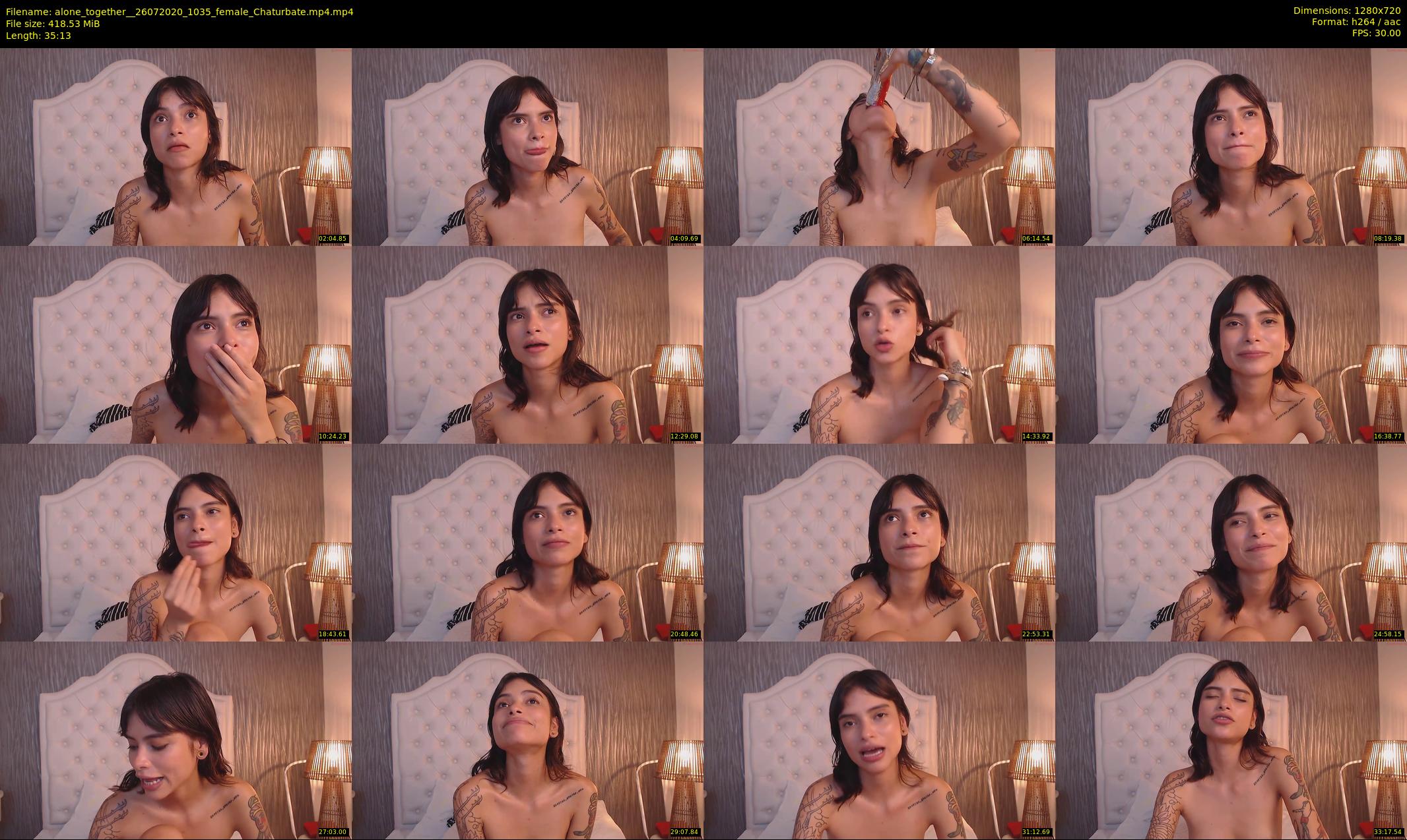 alone_together_ — 36 minute Chaturbate female cam show recording, 720p, Jul 26, 2020