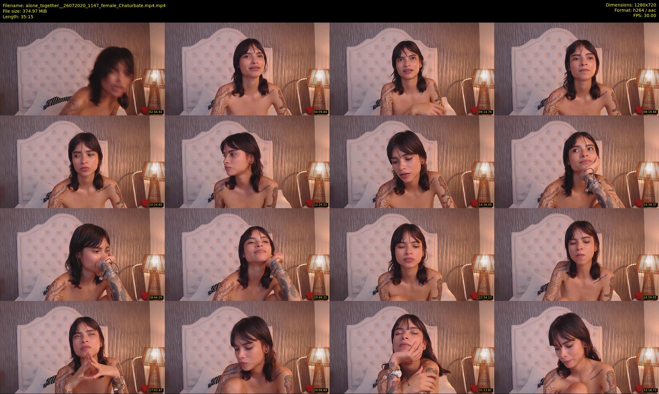 alone_together_ — 36 minute Chaturbate female cam show recording, 720p, Jul 26, 2020
