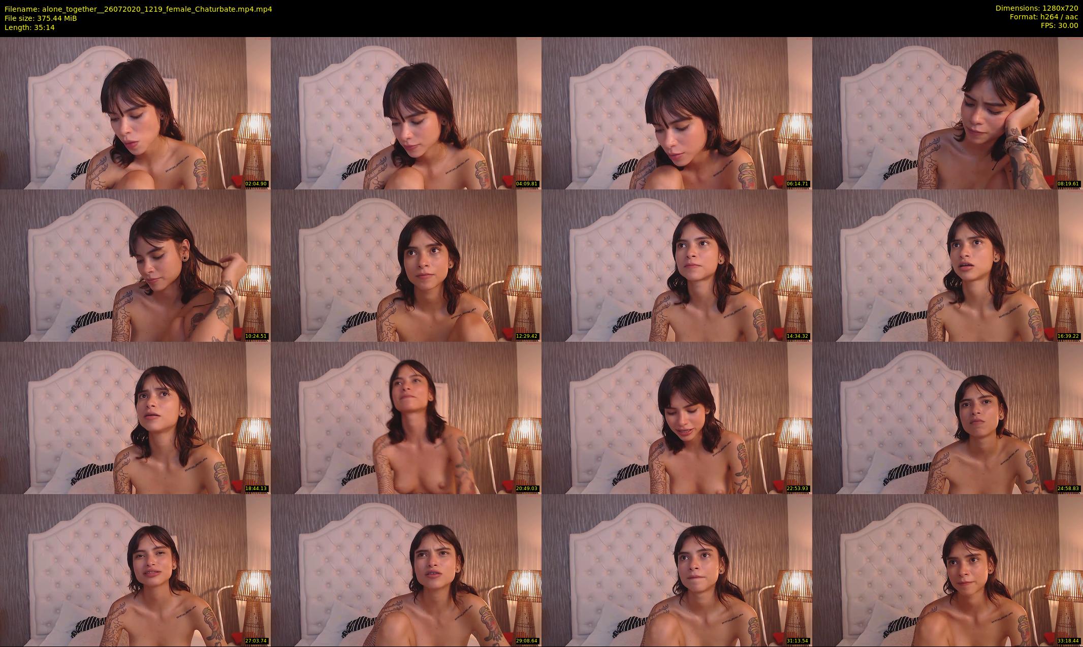 alone_together_ — 36 minute Chaturbate female cam show recording, 720p, Jul 26, 2020