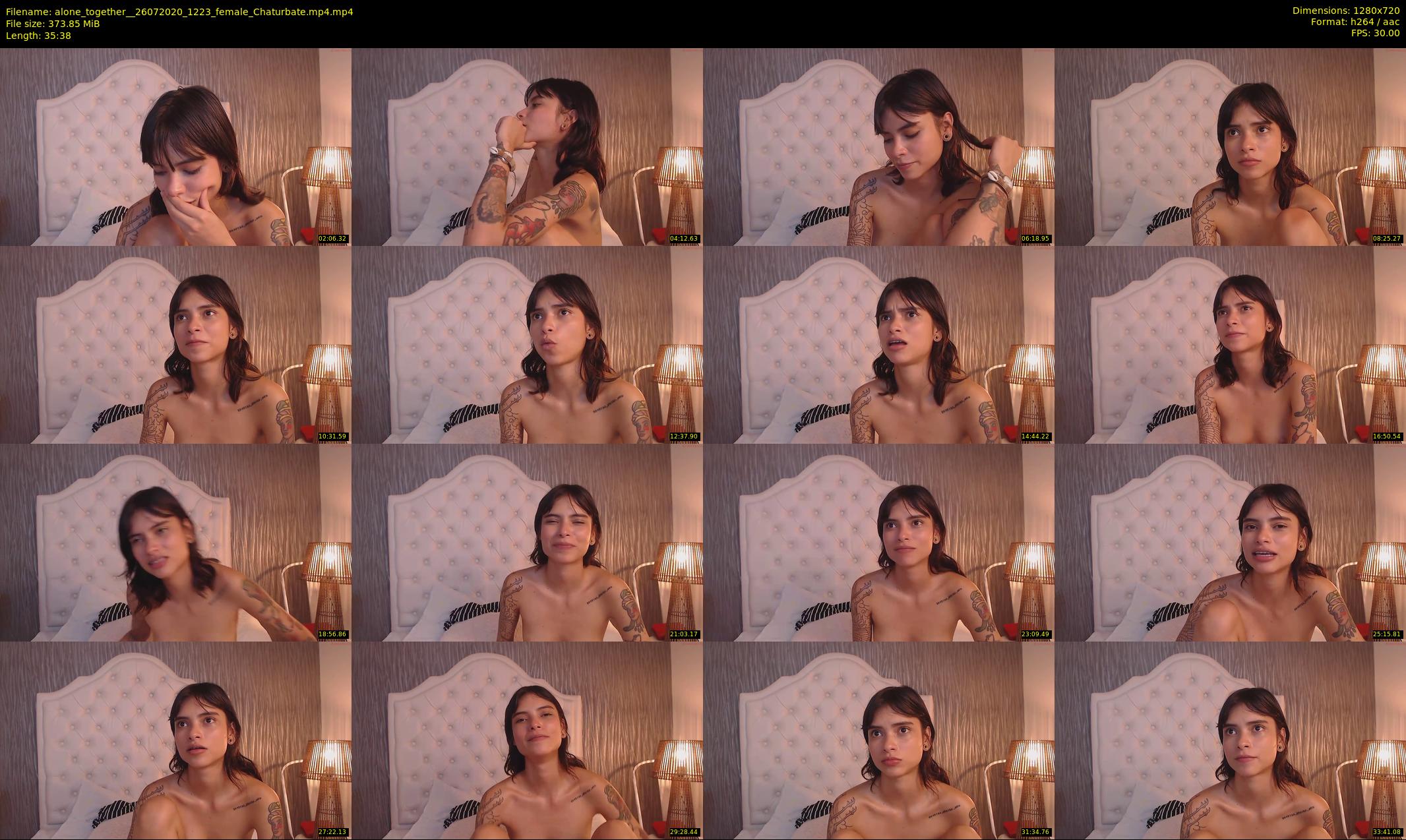 alone_together_ — 36 minute Chaturbate female cam show recording, 720p, Jul 26, 2020