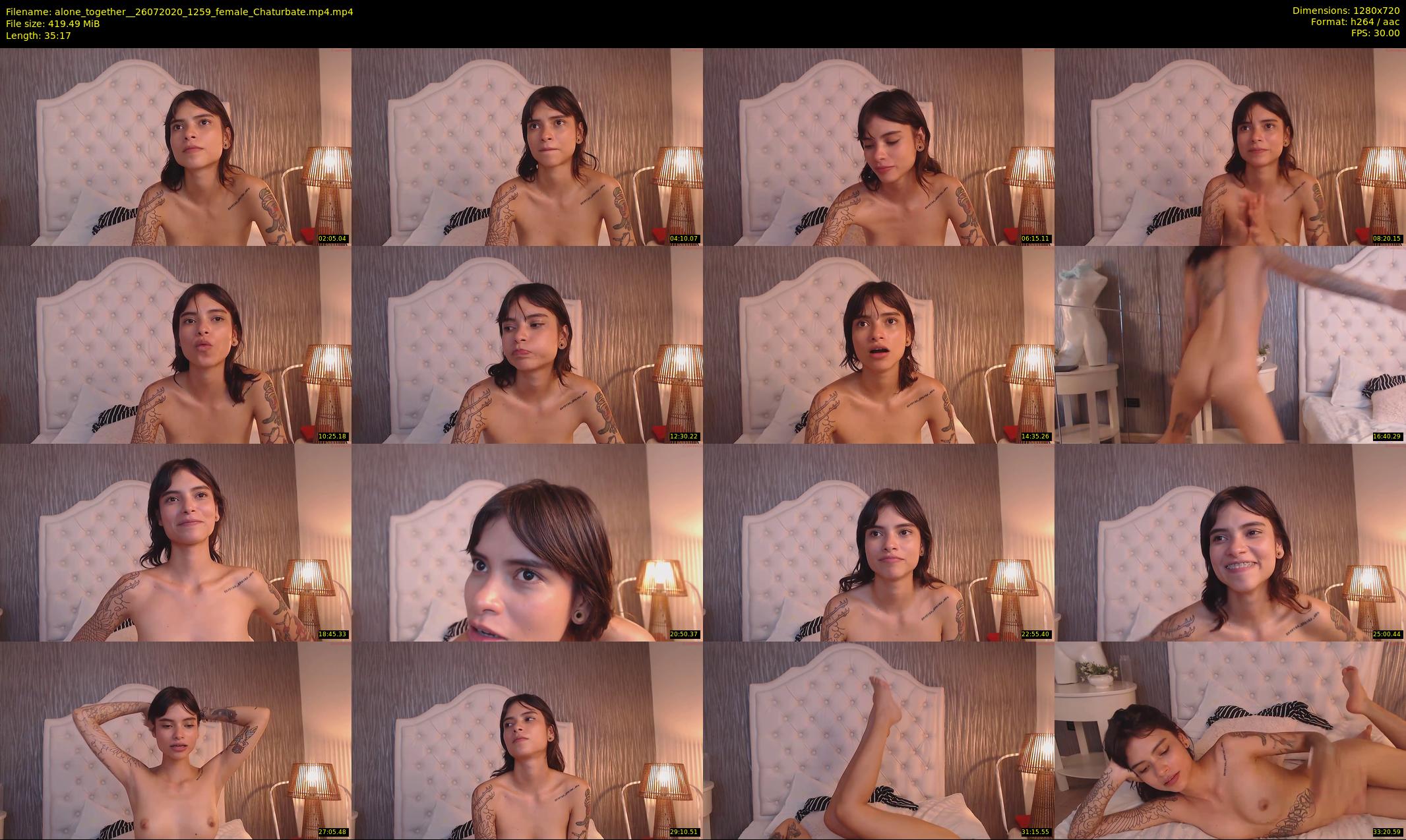 alone_together_ — 36 minute Chaturbate female cam show recording, 720p, Jul 26, 2020