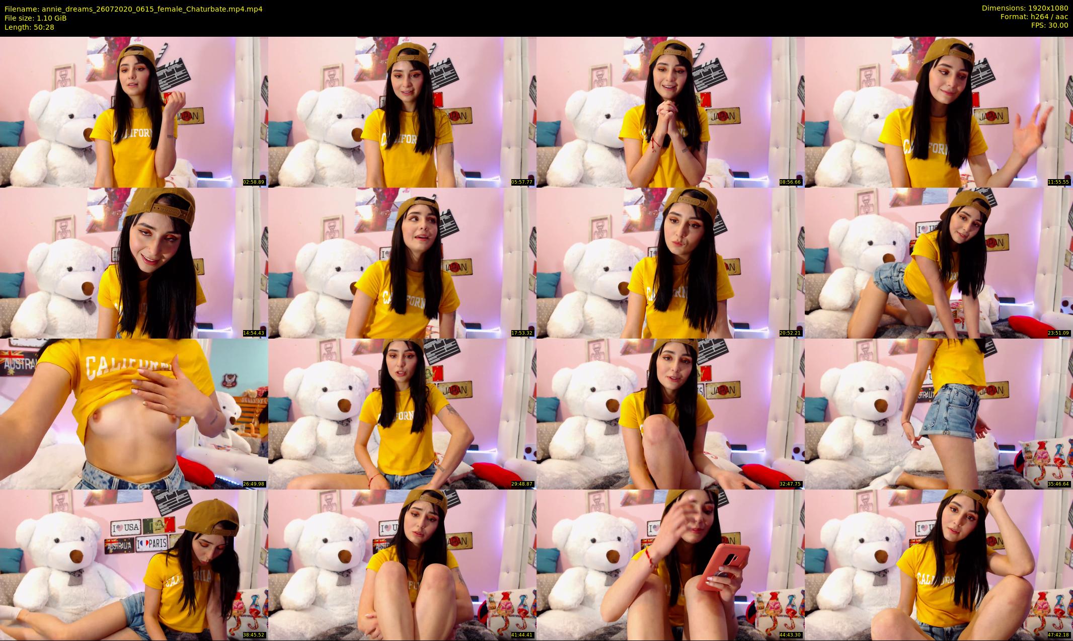 annie_dreams — 51 minute Chaturbate female cam show recording, 1080p, Jul 26, 2020