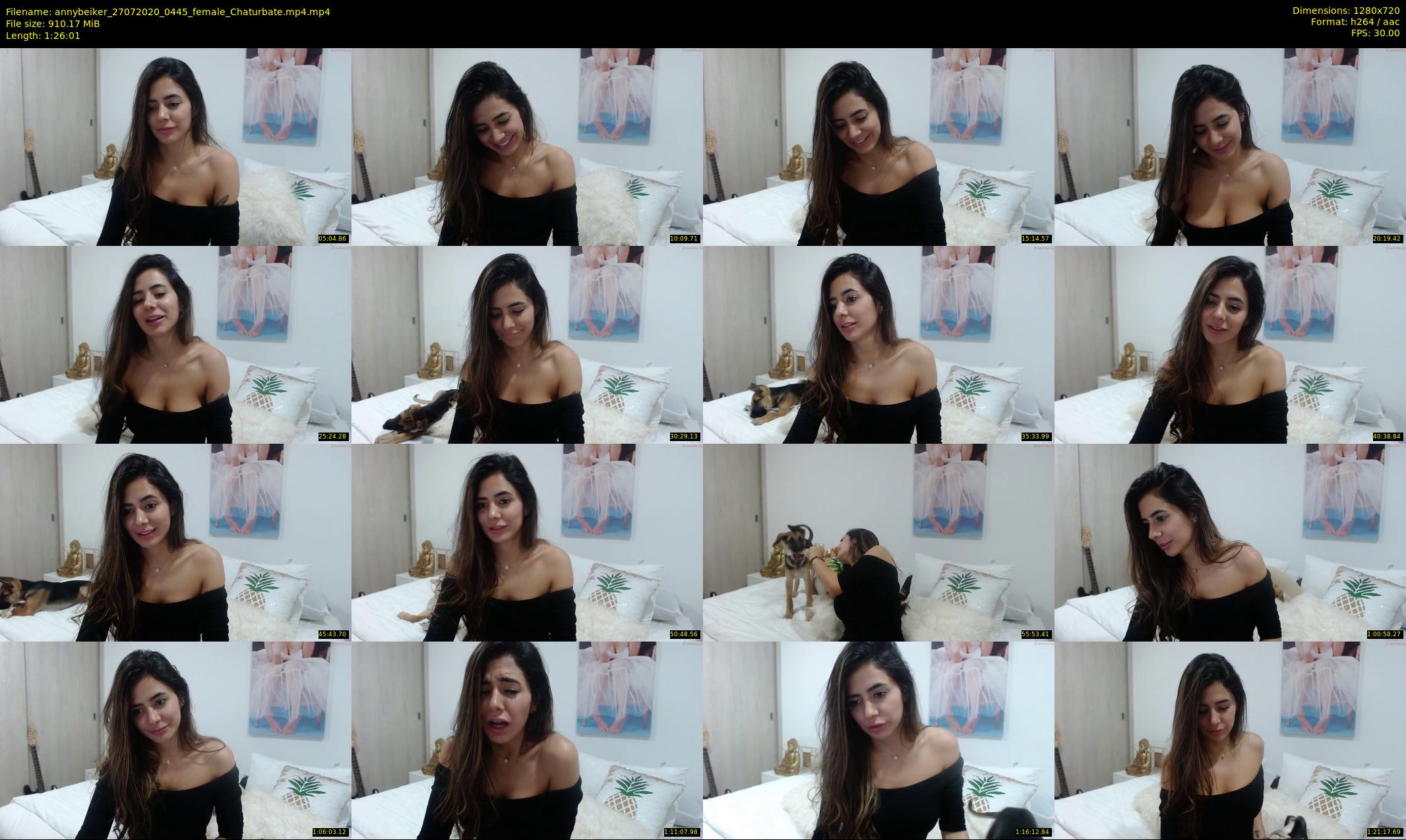 annybeiker — 87 minute Chaturbate female cam show recording, 720p, Jul 27, 2020