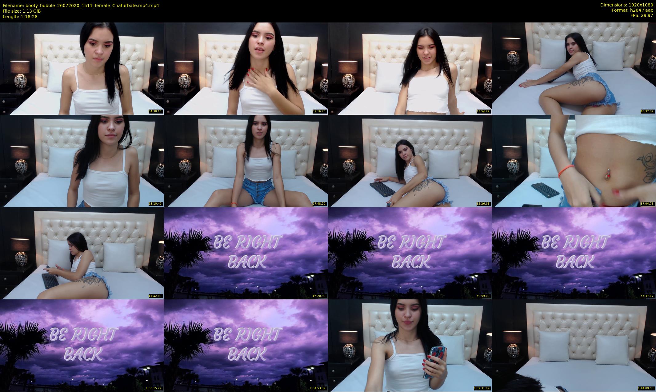 booty_bubble — 79 minute Chaturbate female cam show recording, 1080p, Jul 26, 2020