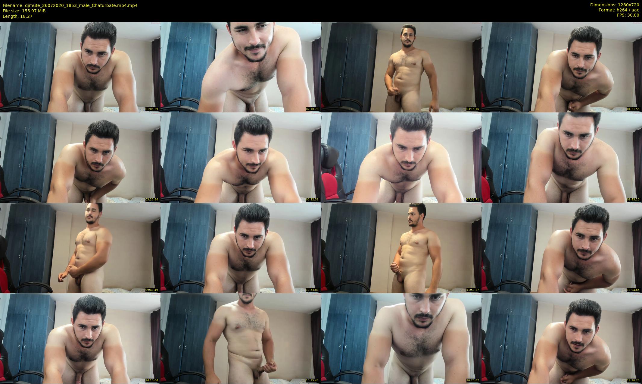 djmute — 19 minute Chaturbate male cam show recording, 720p, Jul 26, 2020