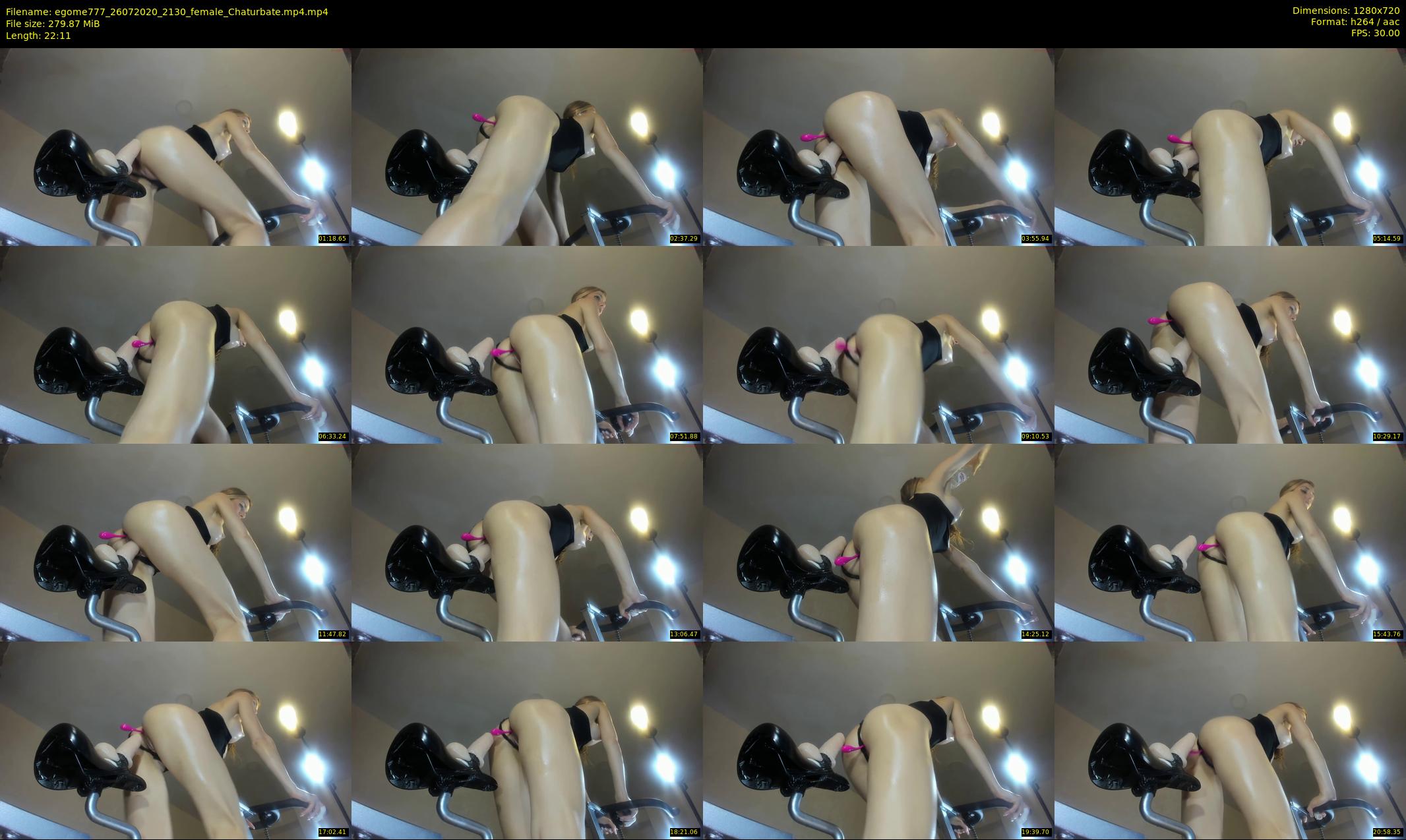 egome777 — 23 minute Chaturbate female cam show recording, 720p, Jul 26, 2020