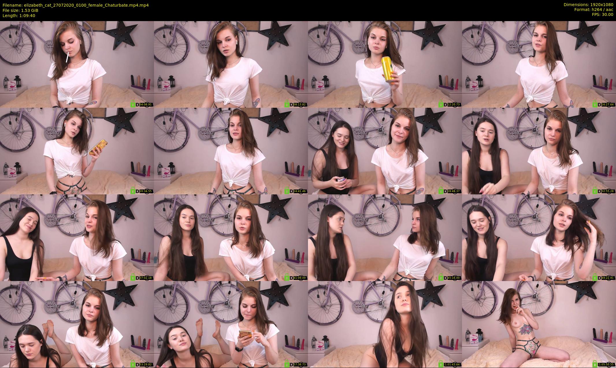 elizabeth_cat — 70 minute Chaturbate female cam show recording, 1080p, Jul 27, 2020