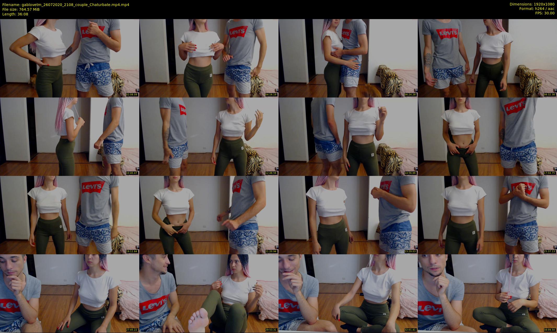 gablovetm — 37 minute Chaturbate couple cam show recording, 1080p, Jul 26, 2020