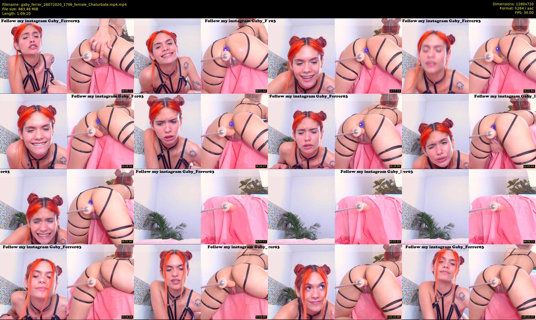 gaby_ferrer — 70 minute Chaturbate female cam show recording, 720p, Jul 26, 2020