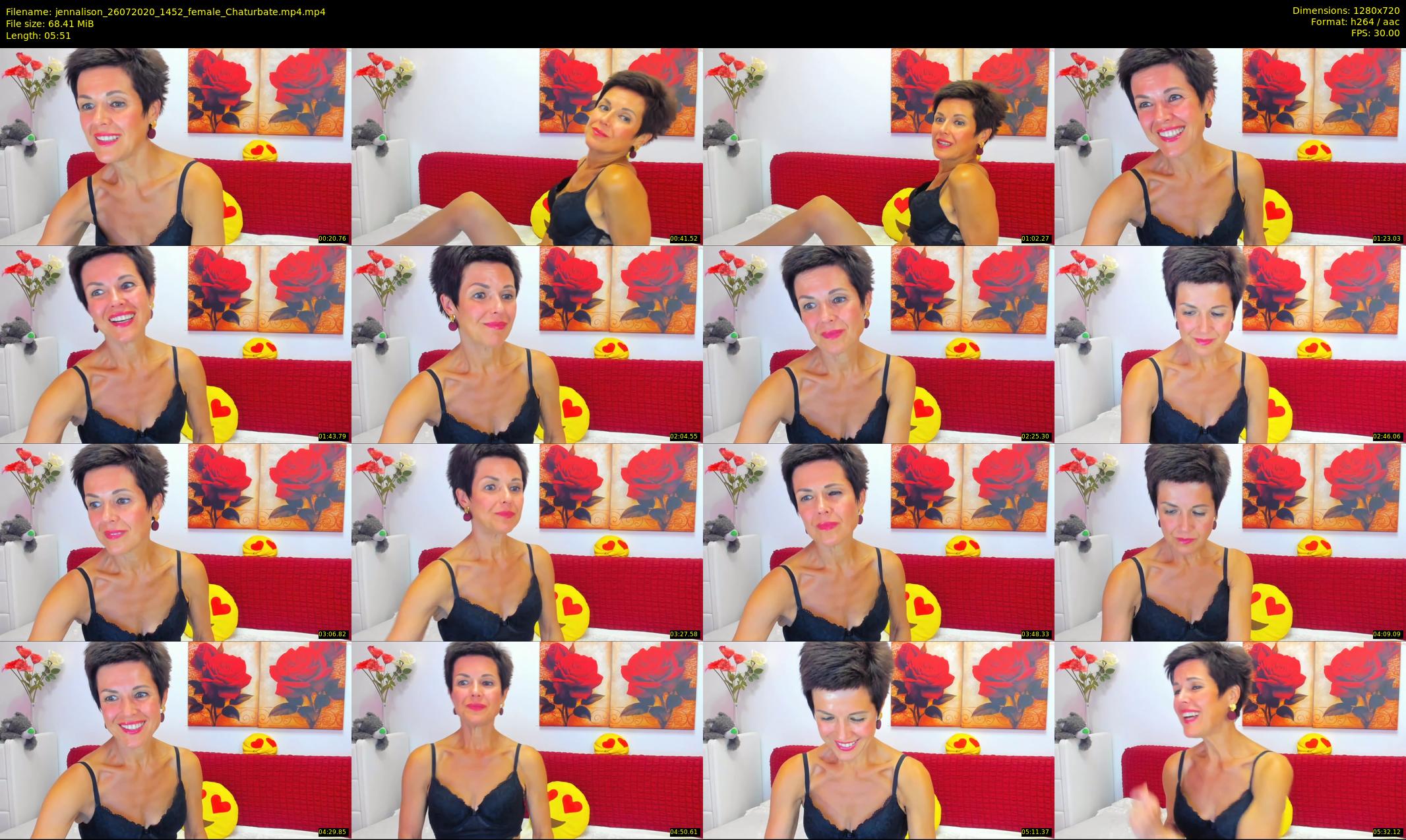 jennalison — 6 minute Chaturbate female cam show recording, 720p, Jul 26, 2020