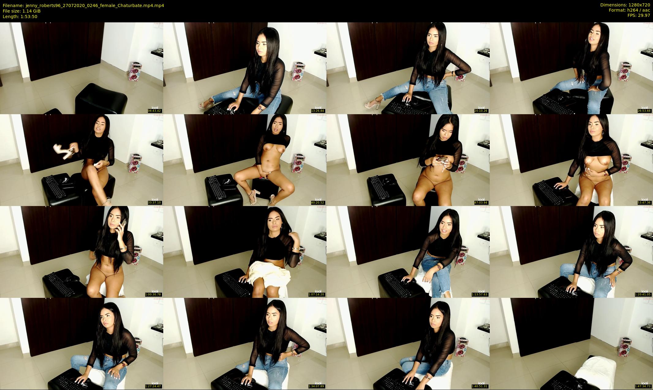 jenny_roberts96 — 114 minute Chaturbate female cam show recording, 720p, Jul 27, 2020