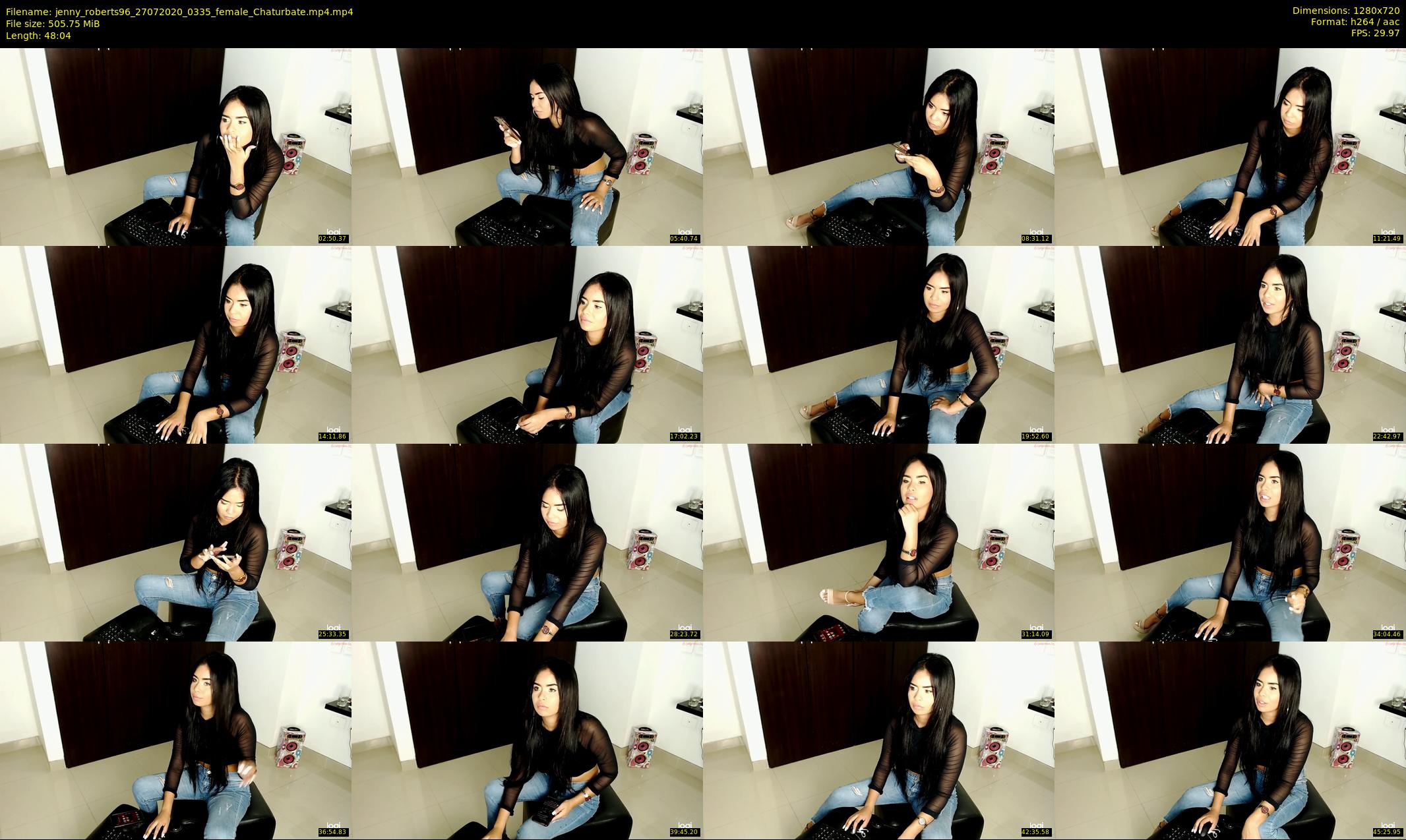 jenny_roberts96 — 49 minute Chaturbate female cam show recording, 720p, Jul 27, 2020