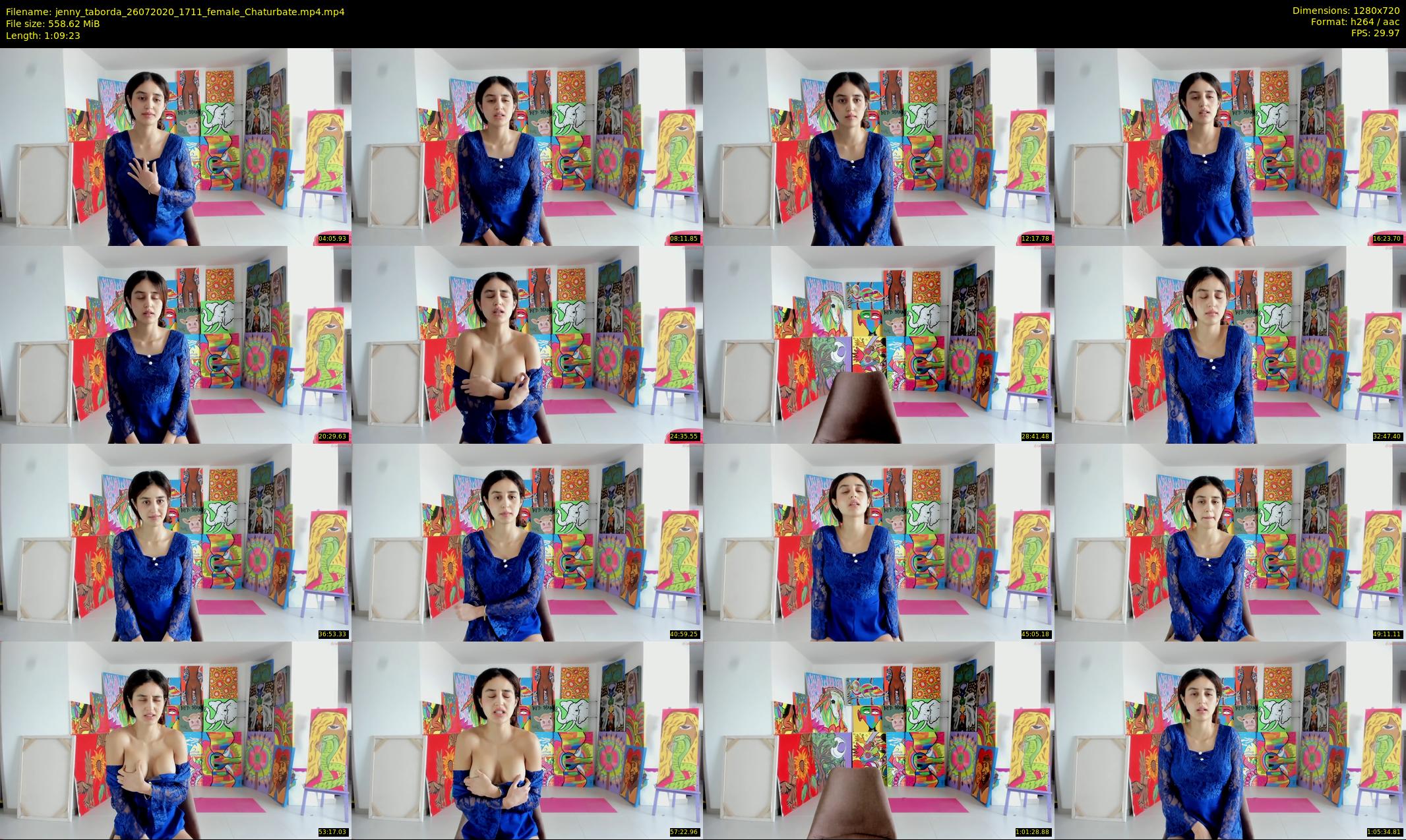 jenny_taborda — 70 minute Chaturbate female cam show recording, 720p, Jul 26, 2020