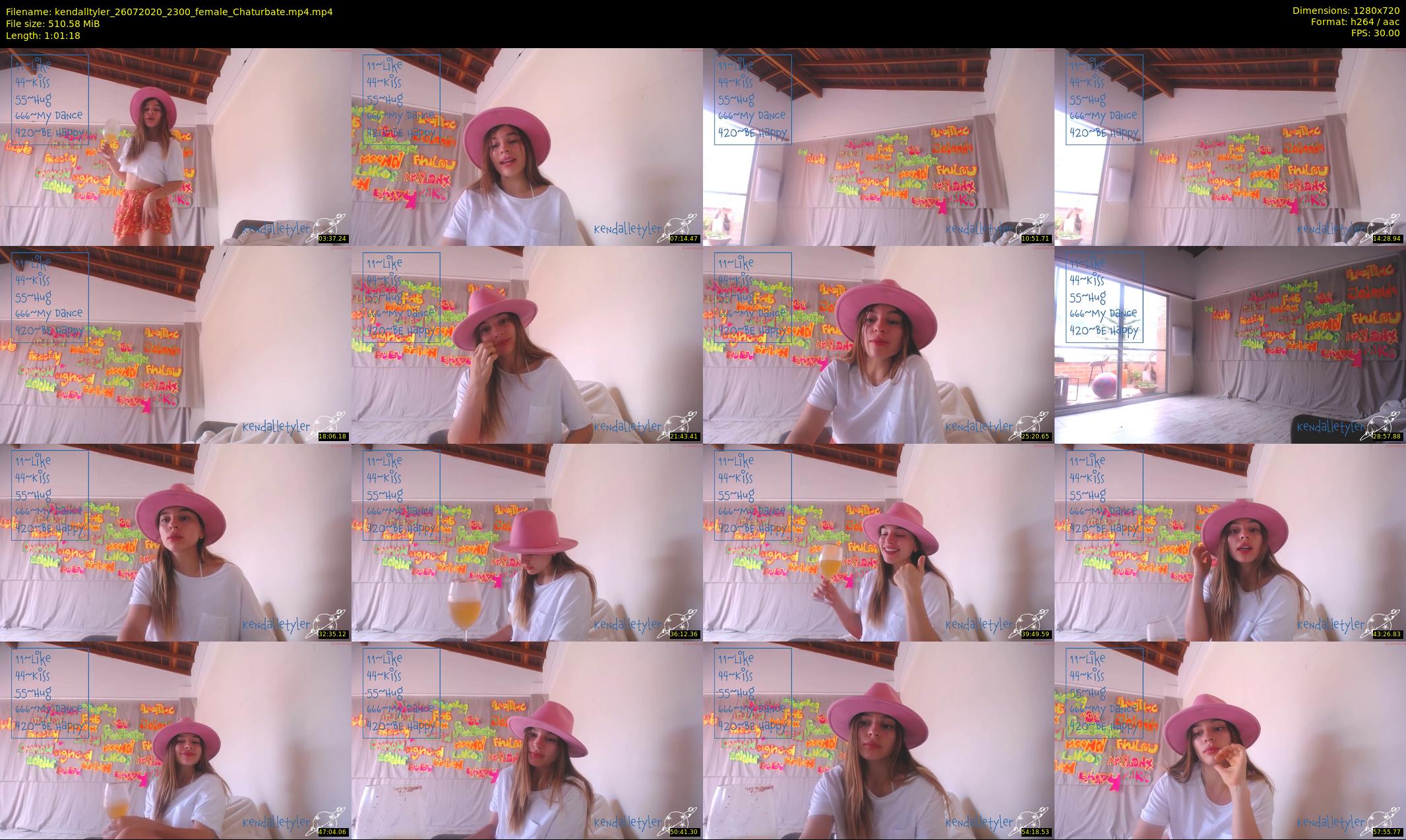 kendalltyler — 62 minute Chaturbate female cam show recording, 720p, Jul 26, 2020