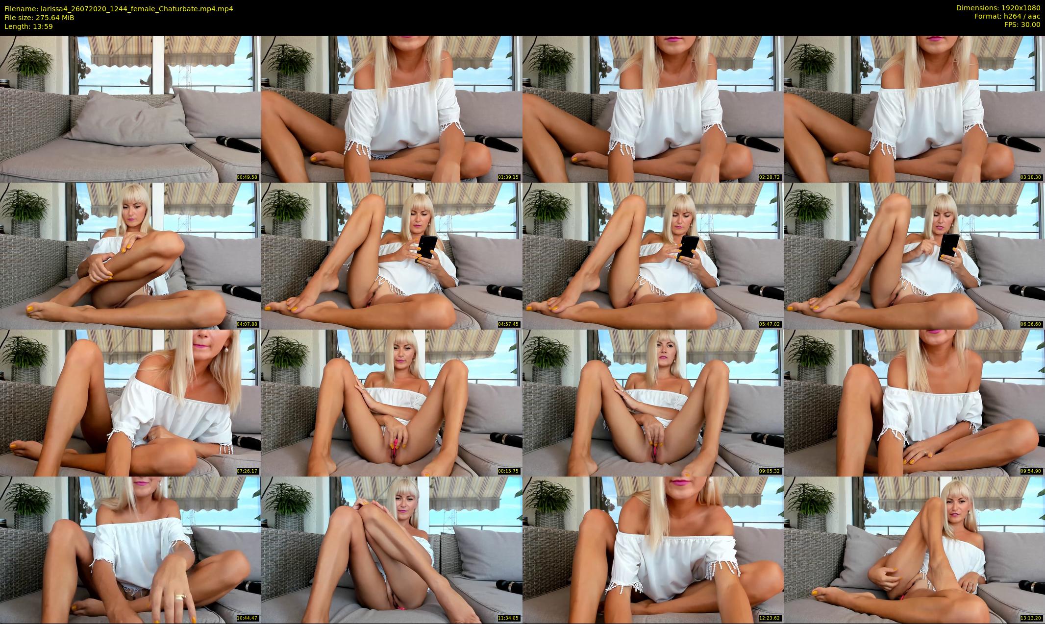 larissa4 — 14 minute Chaturbate female cam show recording, 1080p, Jul 26, 2020