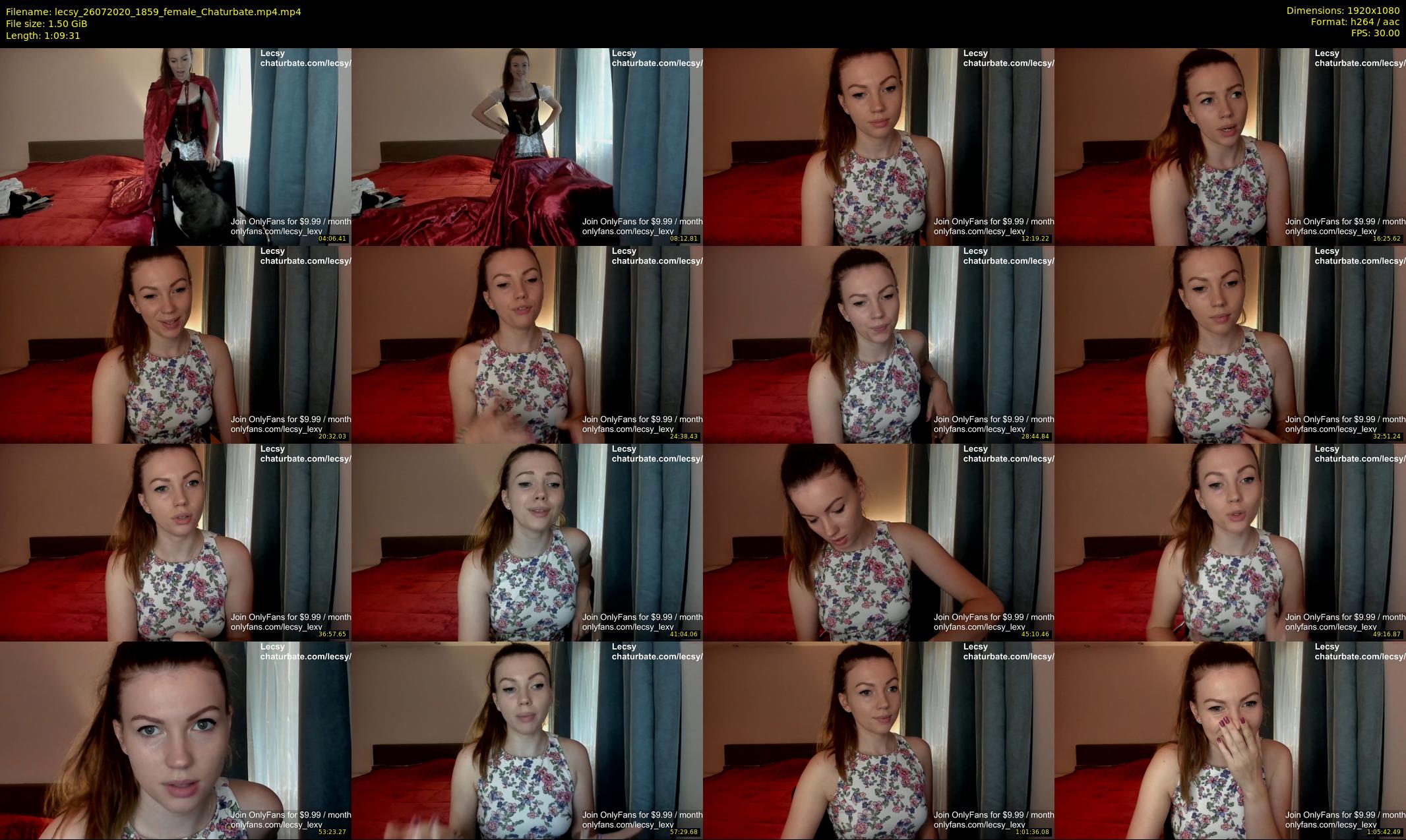 lecsy — 70 minute Chaturbate female cam show recording, 1080p, Jul 26, 2020