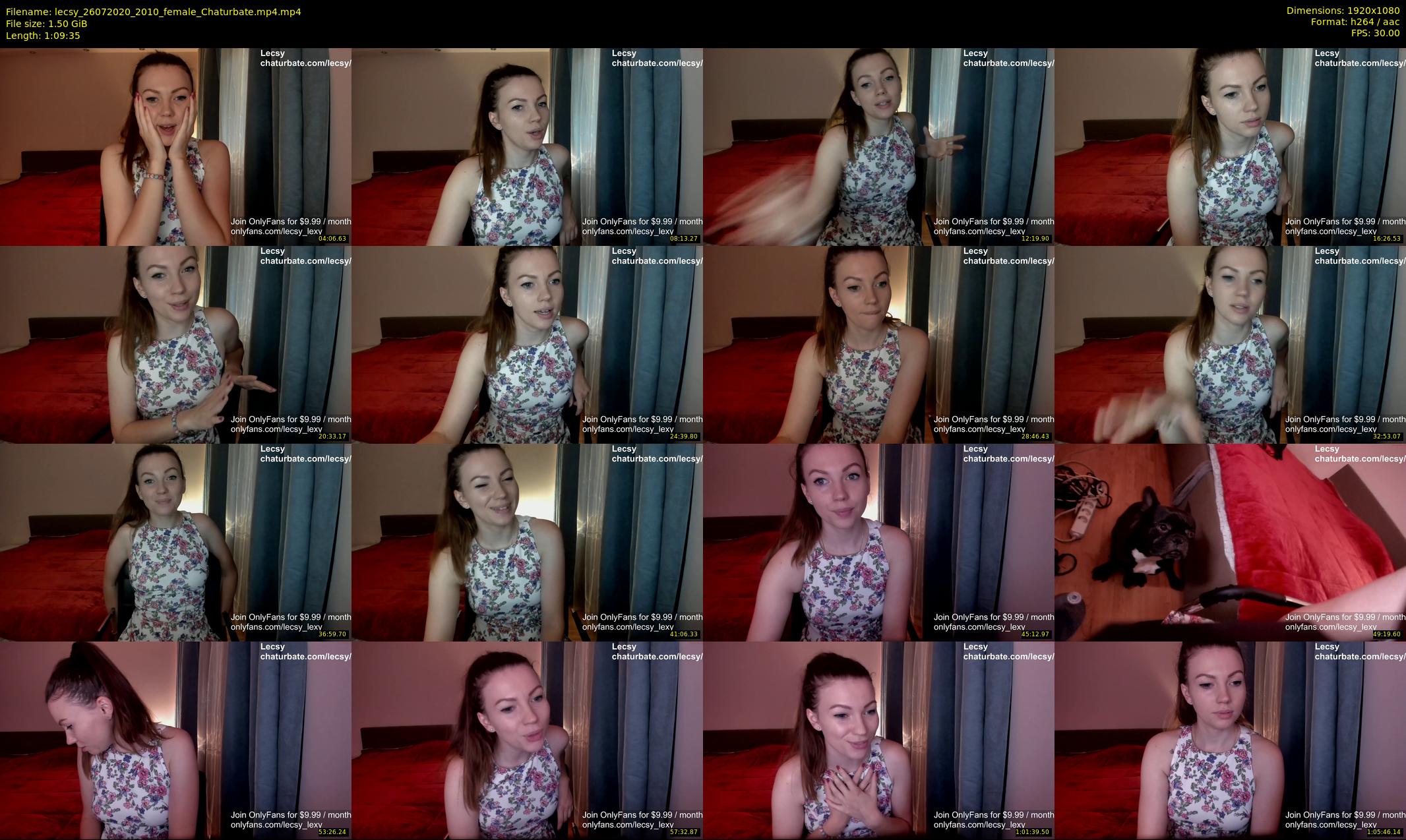 lecsy — 70 minute Chaturbate female cam show recording, 1080p, Jul 26, 2020