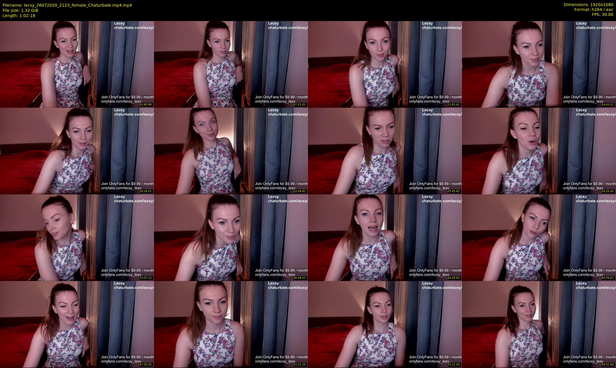 lecsy — 63 minute Chaturbate female cam show recording, 1080p, Jul 26, 2020