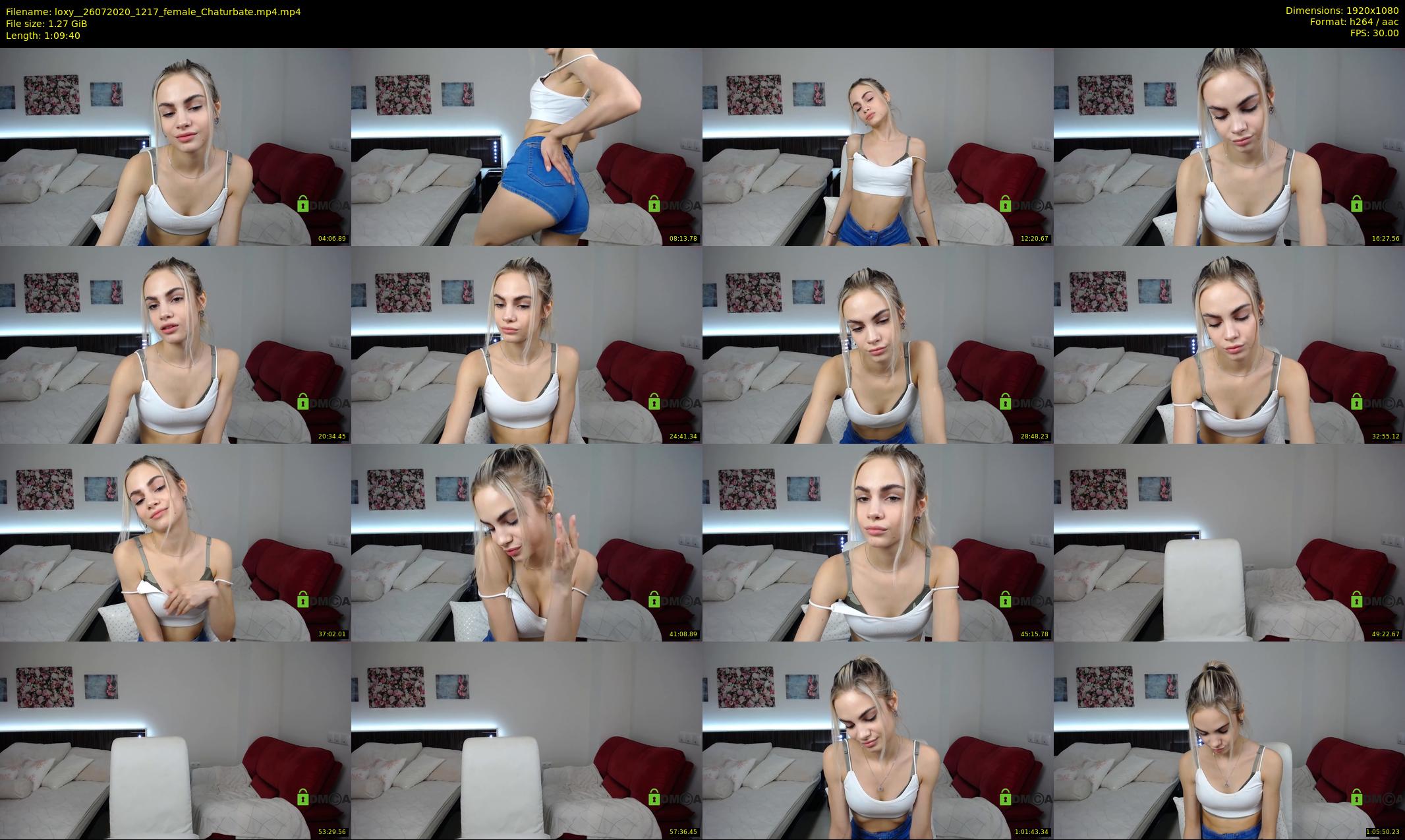 loxy_ — 70 minute Chaturbate female cam show recording, 1080p, Jul 26, 2020