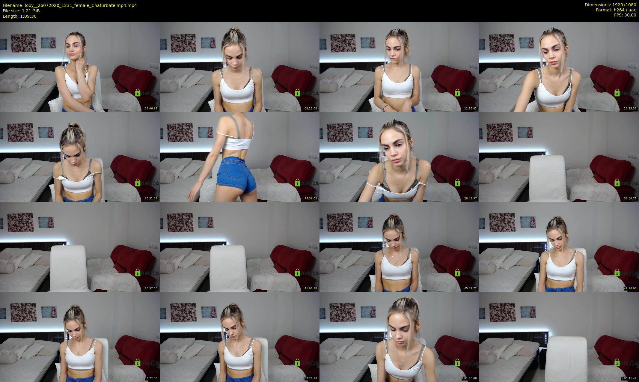 loxy_ — 70 minute Chaturbate female cam show recording, 1080p, Jul 26, 2020