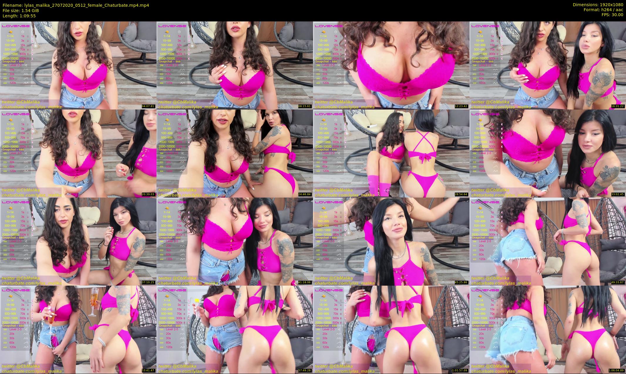 lylas_malika — 70 minute Chaturbate female cam show recording, 1080p, Jul 27, 2020