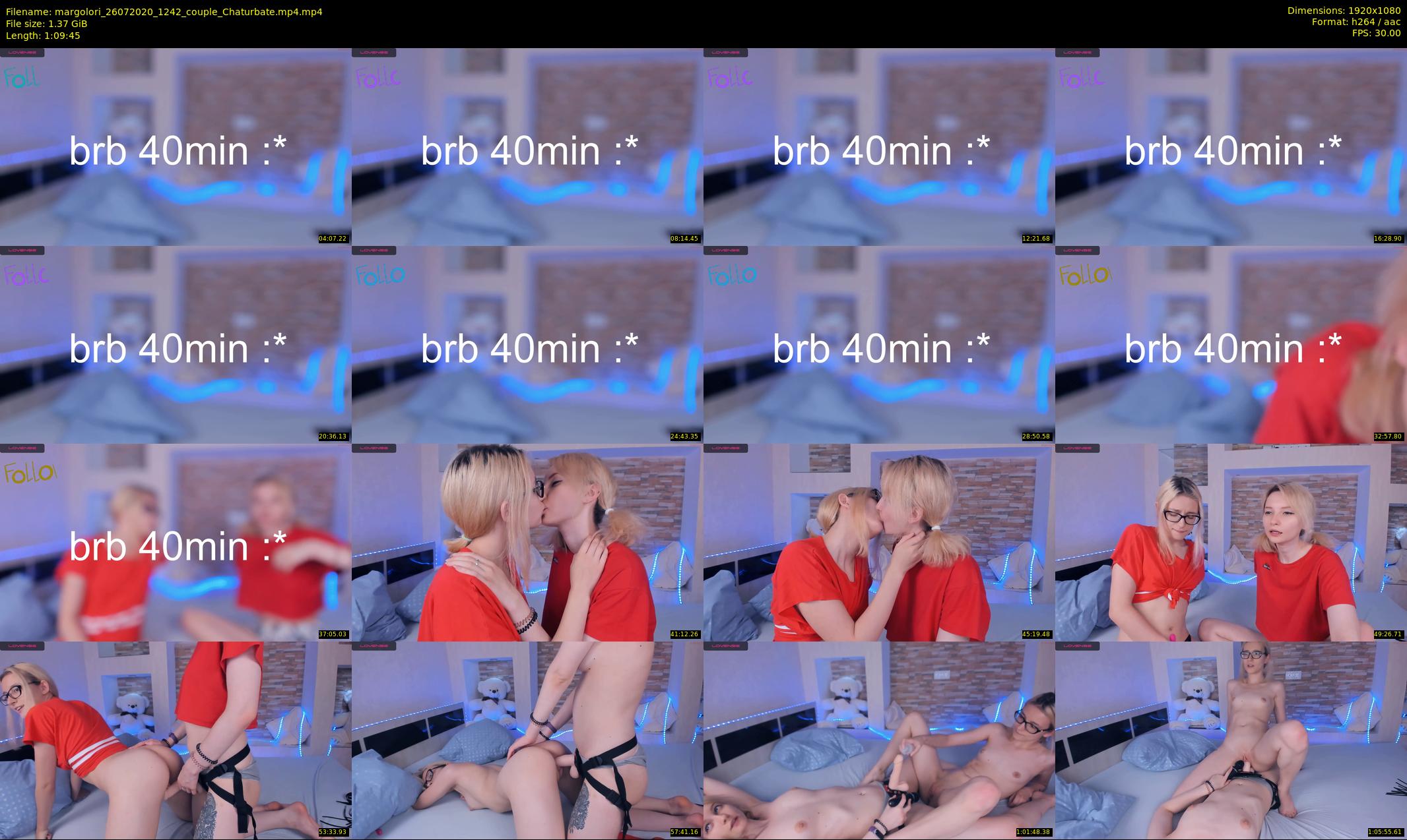 margolori — 70 minute Chaturbate couple cam show recording, 1080p, Jul 26, 2020