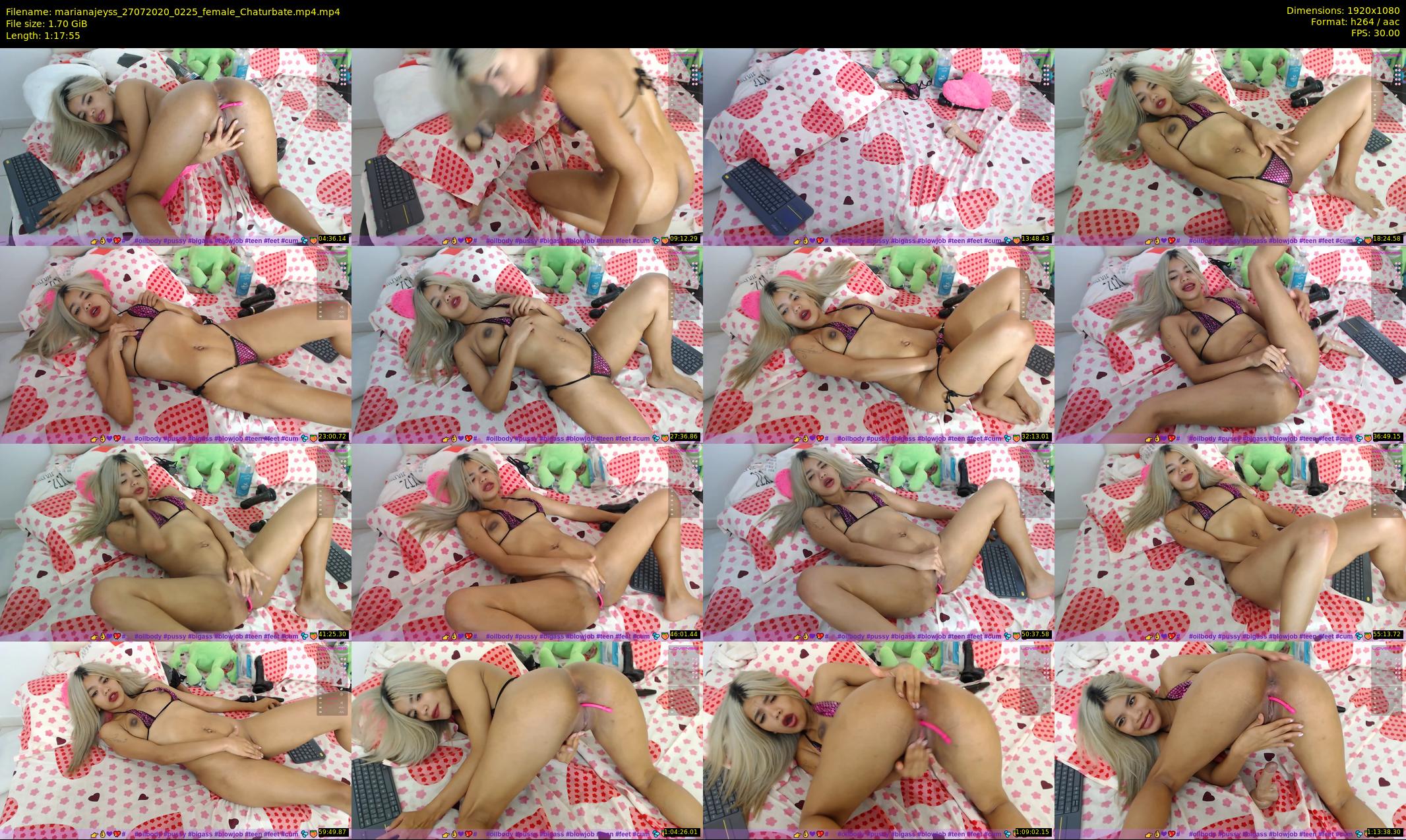 marianajeyss — 78 minute Chaturbate female cam show recording, 1080p, Jul 27, 2020