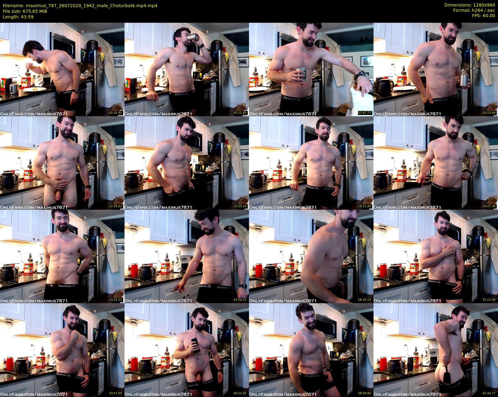 maximus_787 — 44 minute Chaturbate male cam show recording, 720p, Jul 26, 2020
