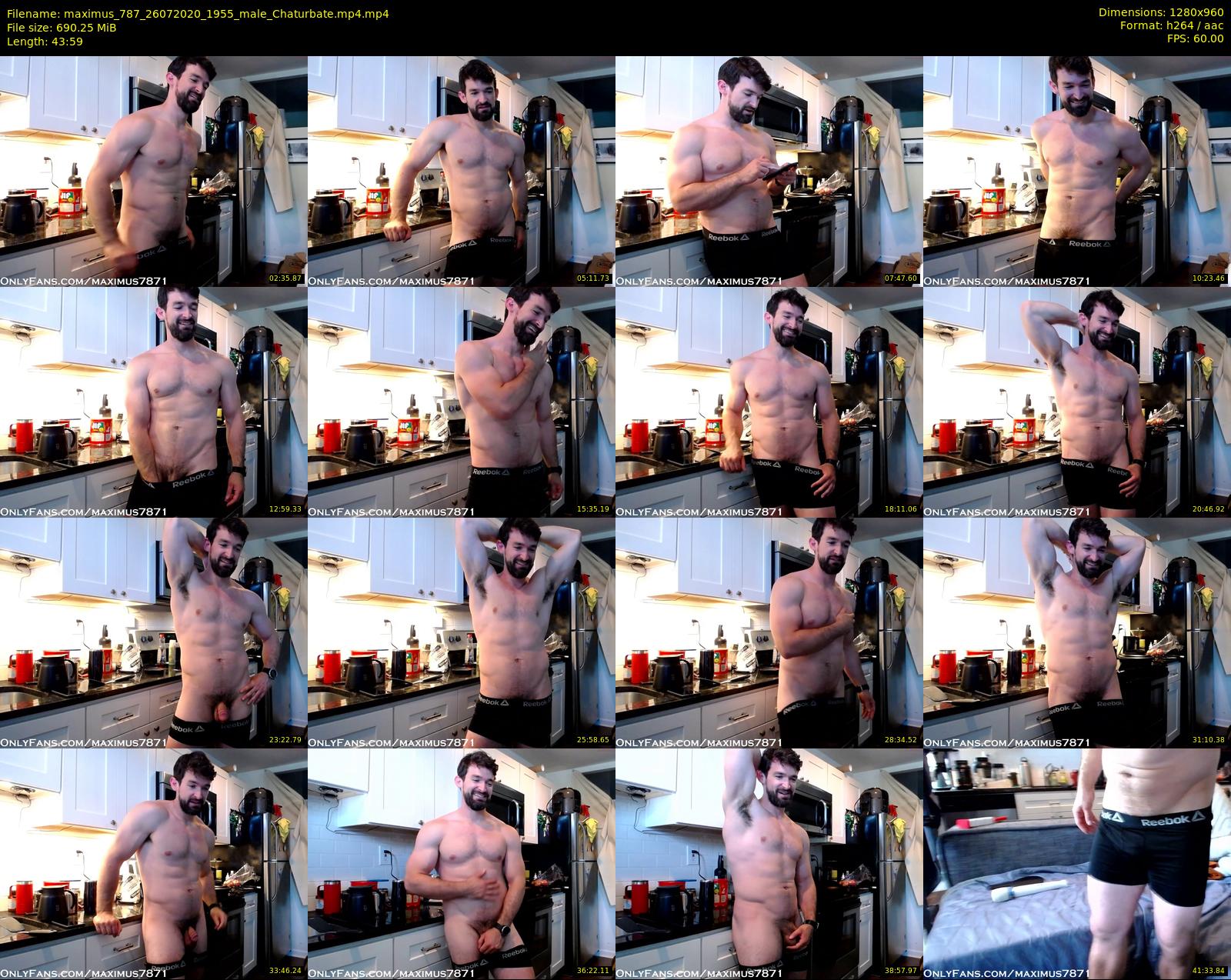 maximus_787 — 44 minute Chaturbate male cam show recording, 720p, Jul 26, 2020